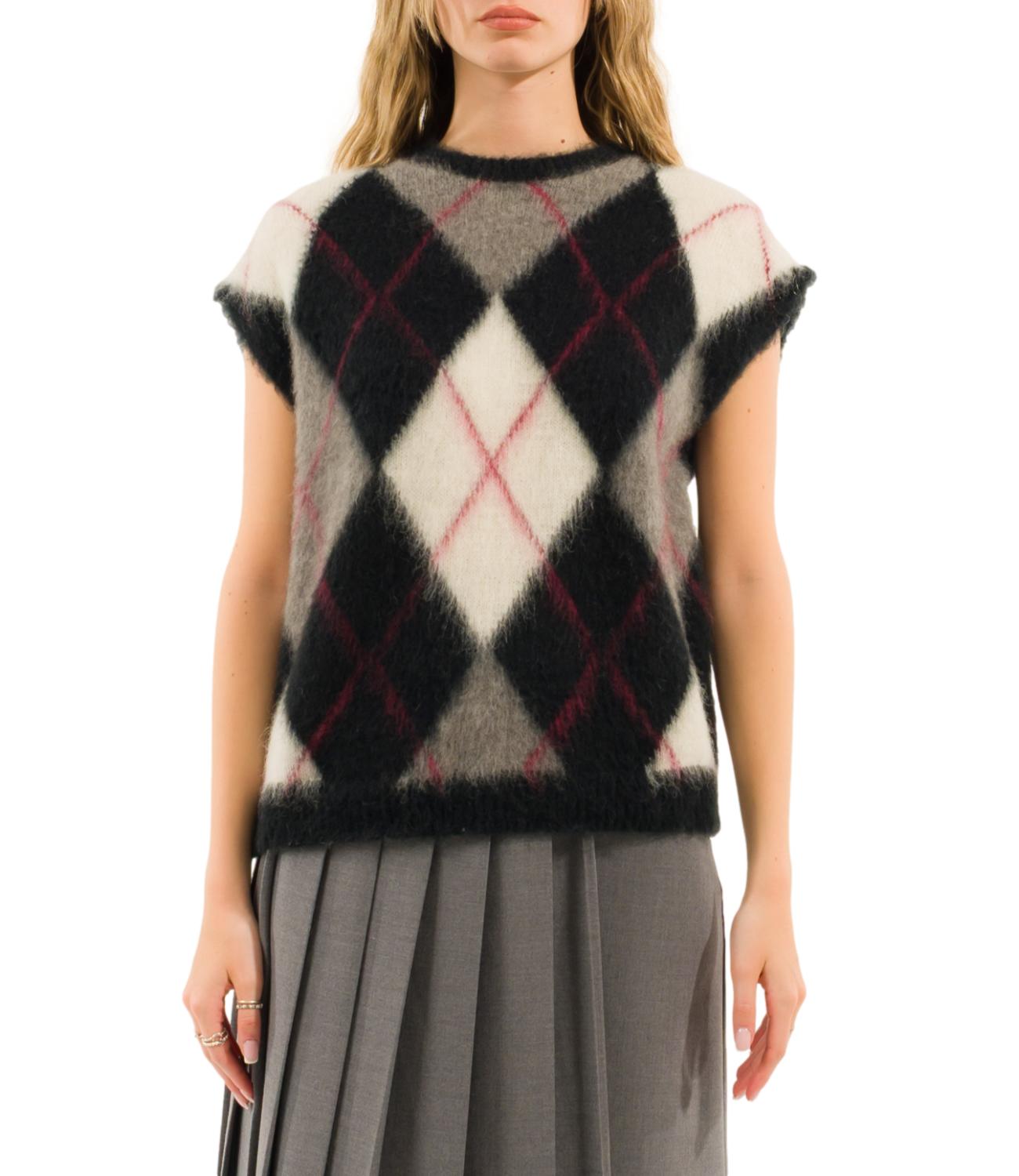 Kontatto Gilet da Donna - NerO-PannA-Grigio MediO-Marsal - 3m1815c