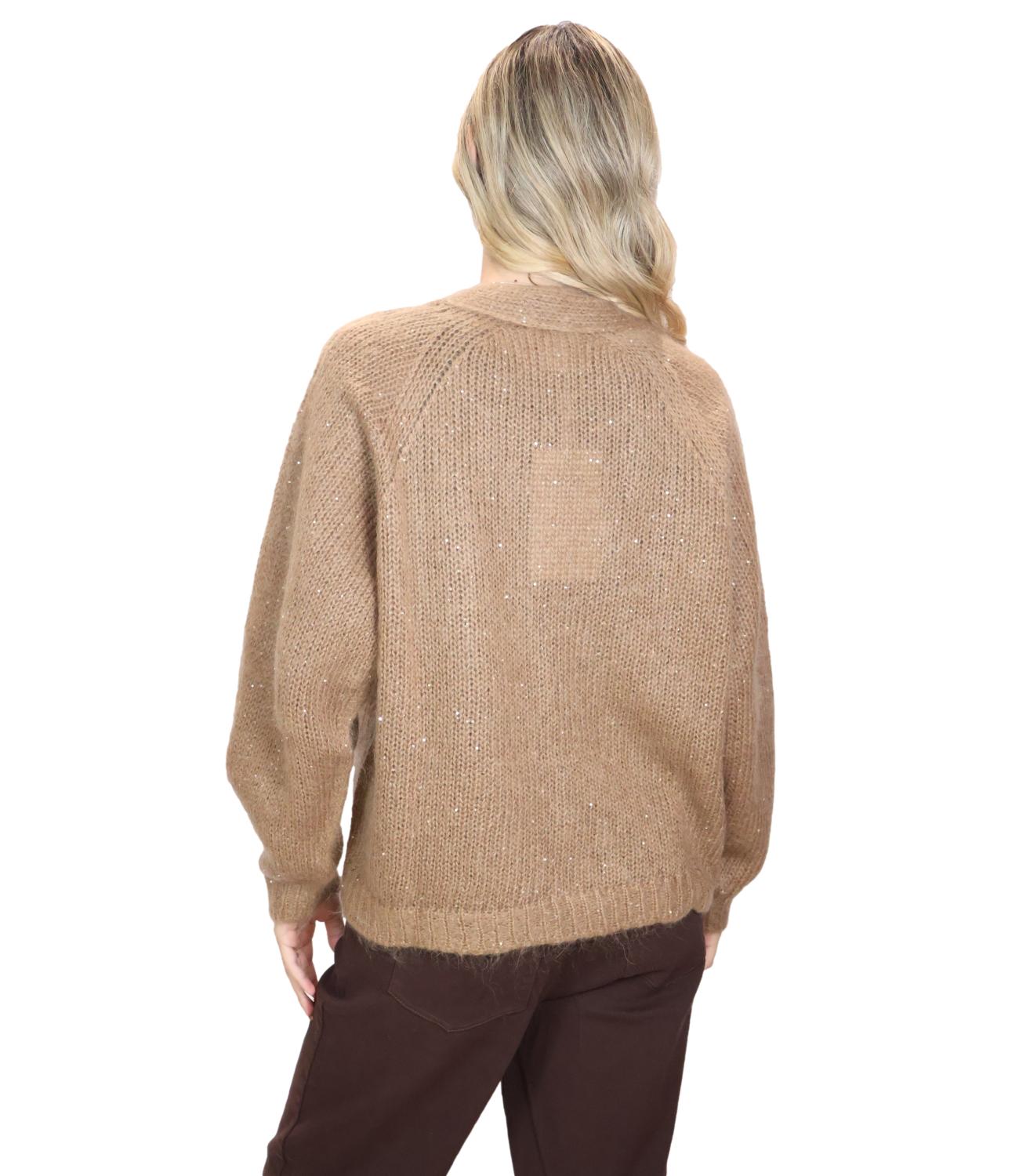 Kontatto Cardigan da Donna - Mastice - 3m1831c
