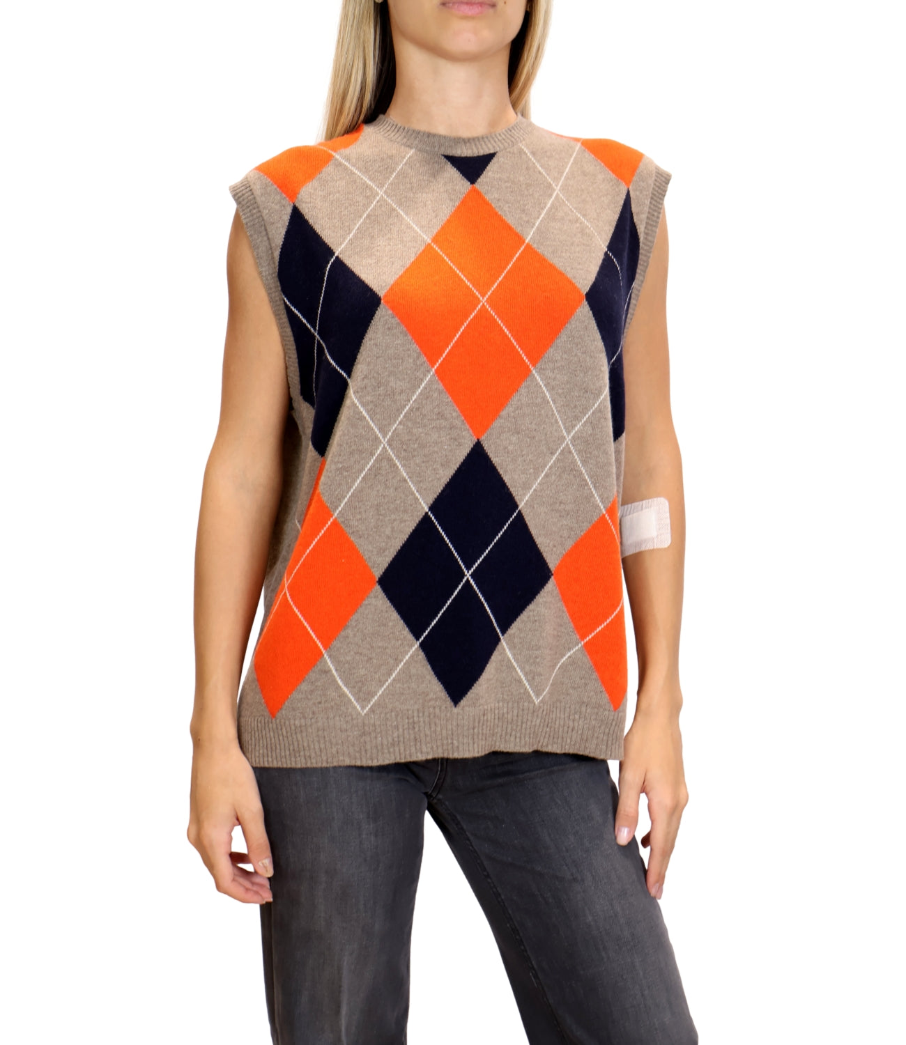 Kontatto Gilet da Donna - Tortora/arancio - 3m1938ni