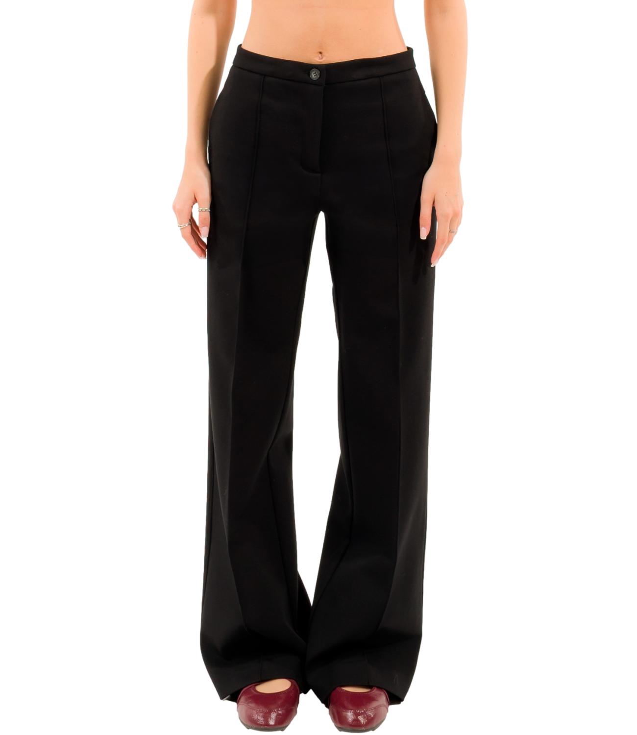 Kontatto Pantalone da Donna - NerO-Black - Co2003c