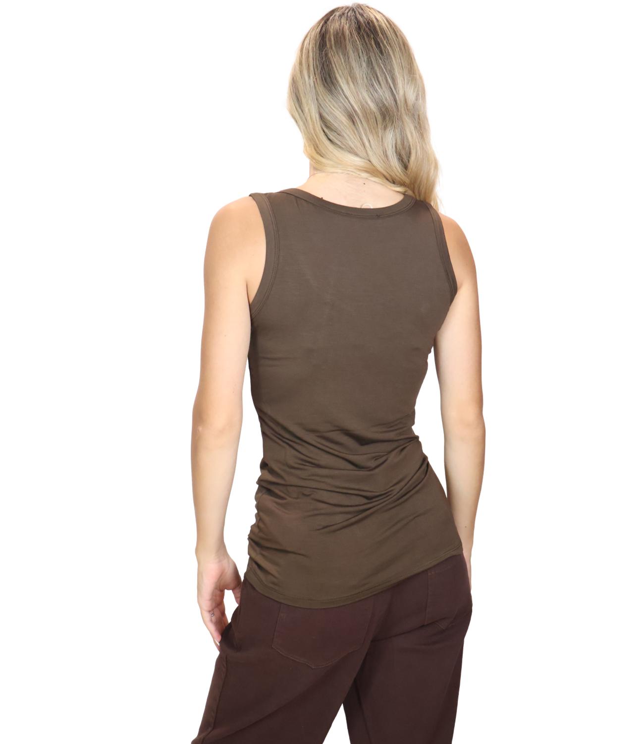 Kontatto Canotta da Donna - Moka - Mr7002c