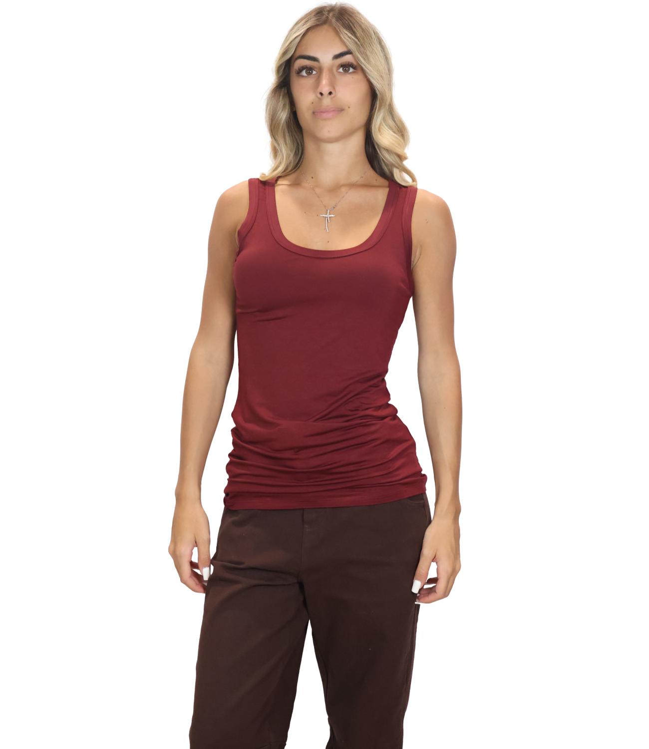 Kontatto Canotta da Donna - Marsala - Mr7002c