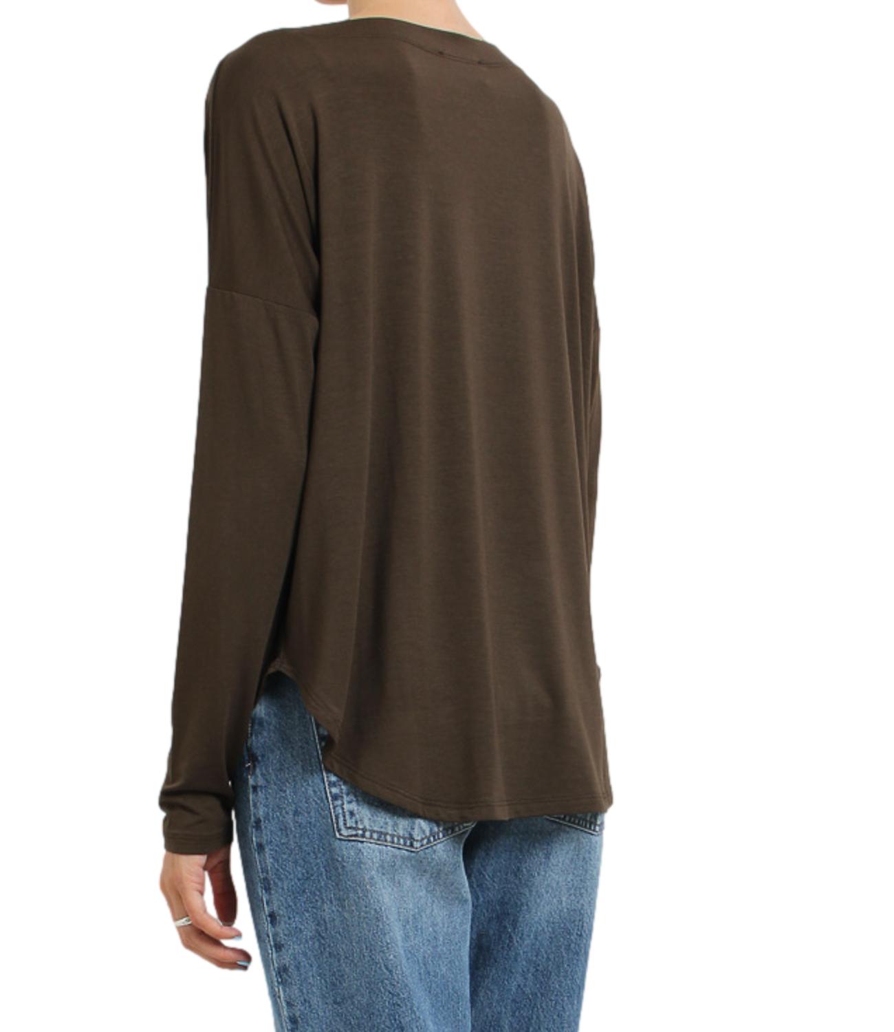 Kontatto Blusa da Donna - Moka - Mr7003c