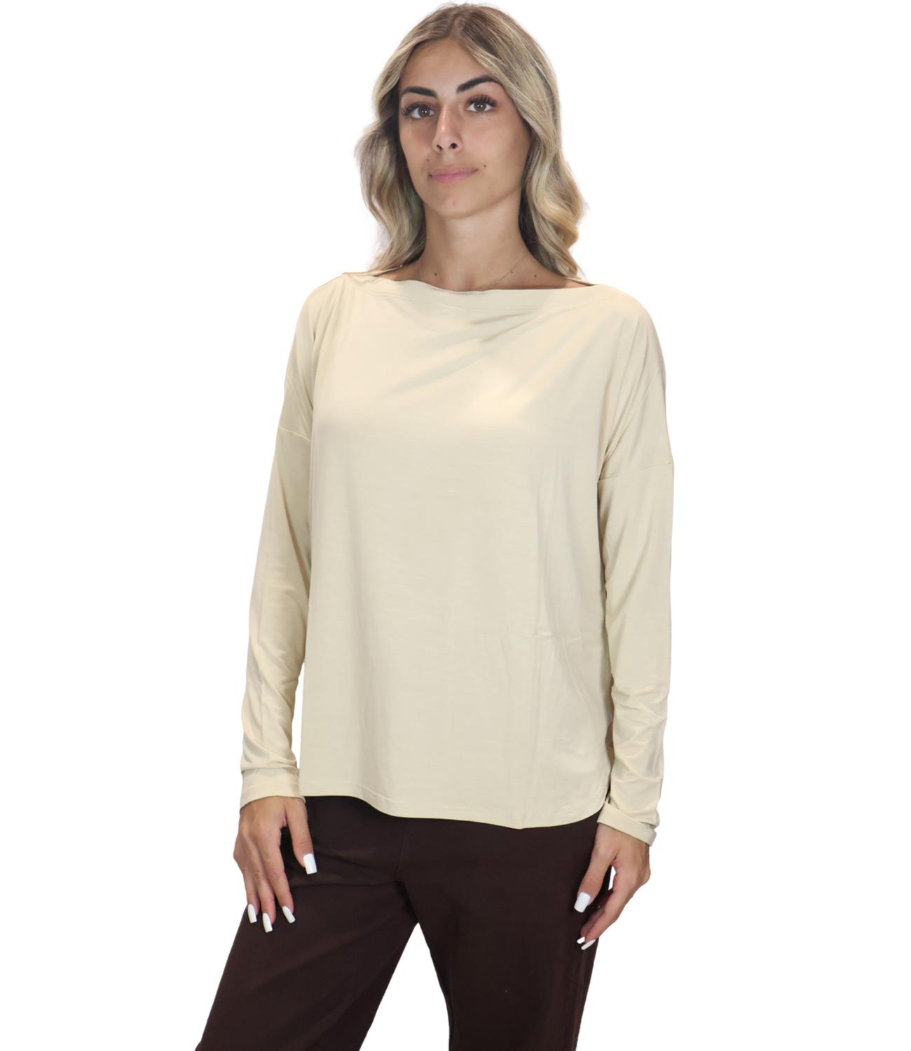 Kontatto Blusa da Donna - Talco - Mr7003c