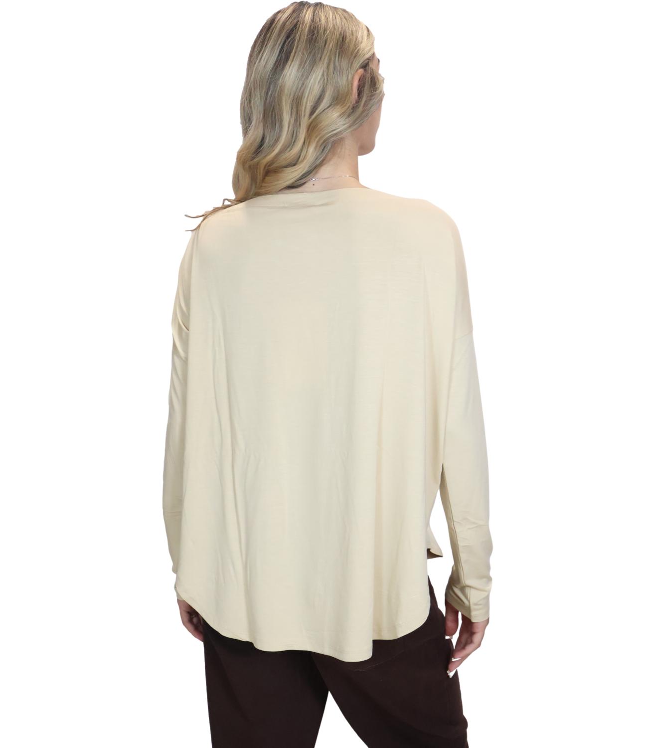 Kontatto Blusa da Donna - Talco - Mr7003c