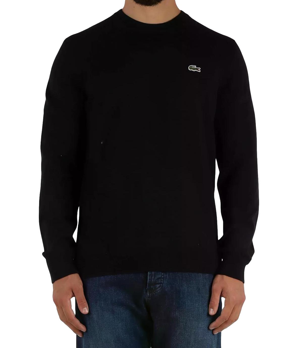 Lacoste Pullover da Uomo - Nero - Ah0128