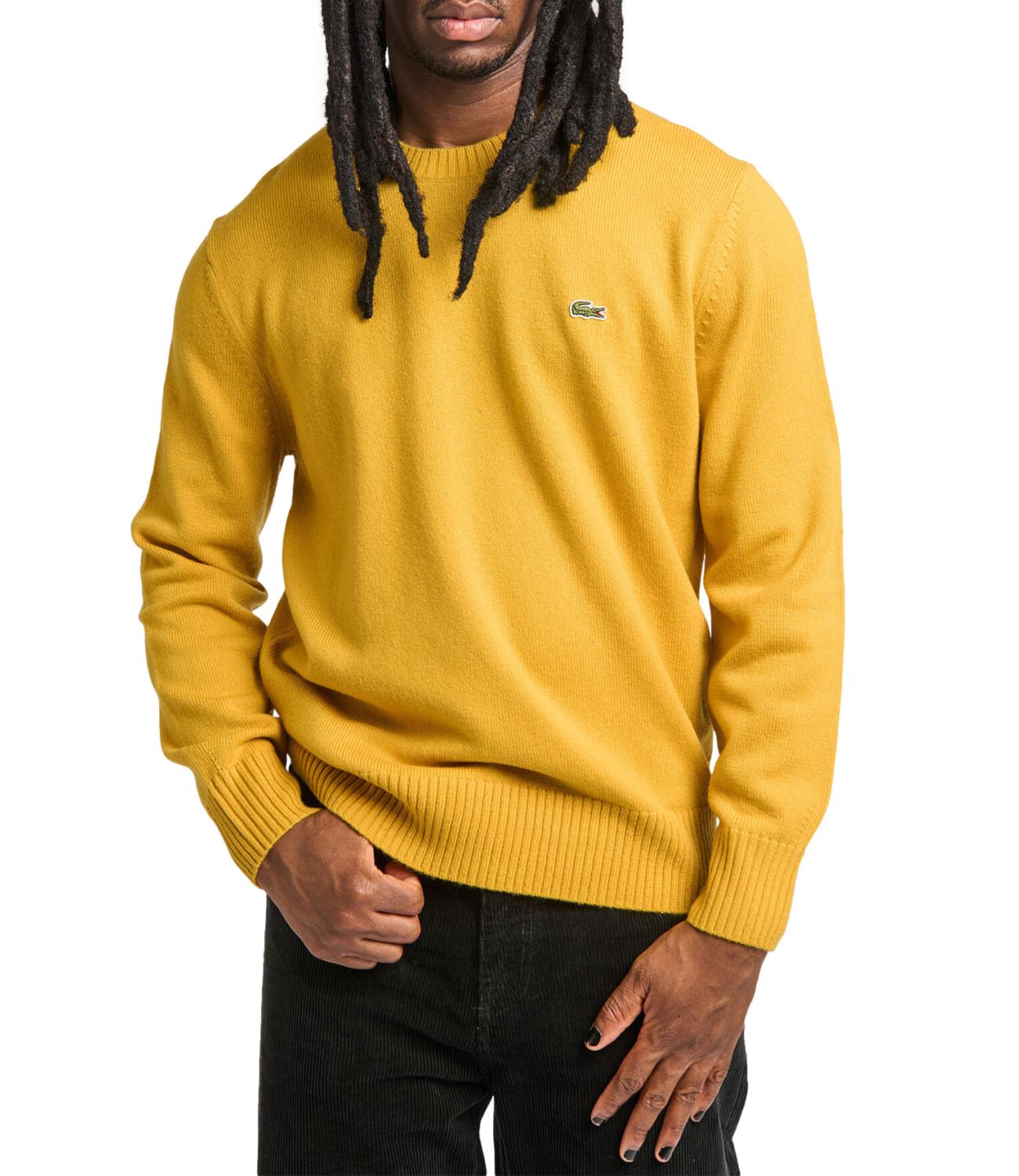 Lacoste Pullover da Uomo - Giallo - Ah2916