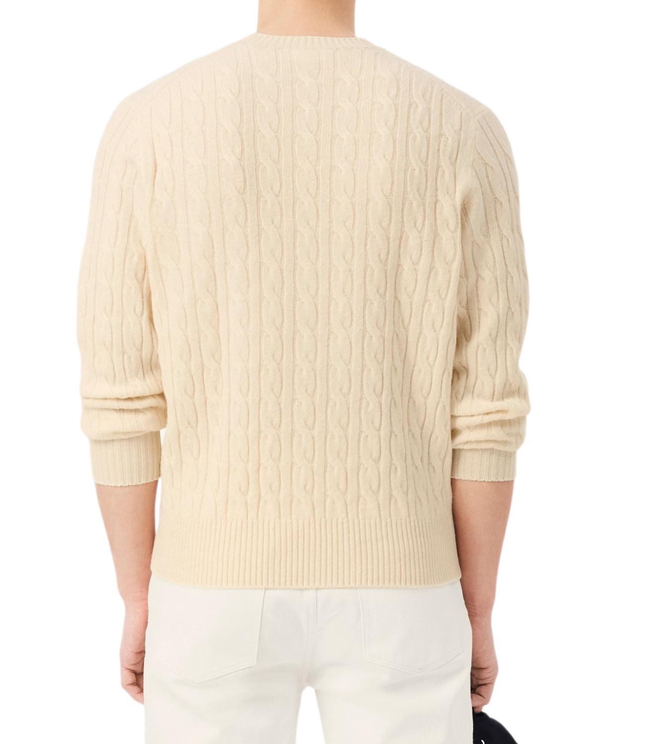 Lacoste Pullover da Uomo - Panna - Ah2924