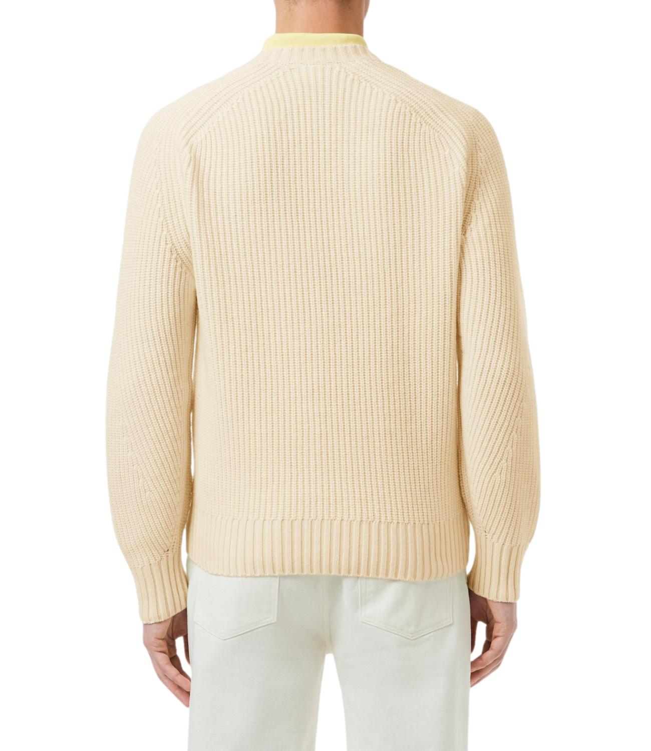 Lacoste Pullover da Uomo - Panna - Ah3142