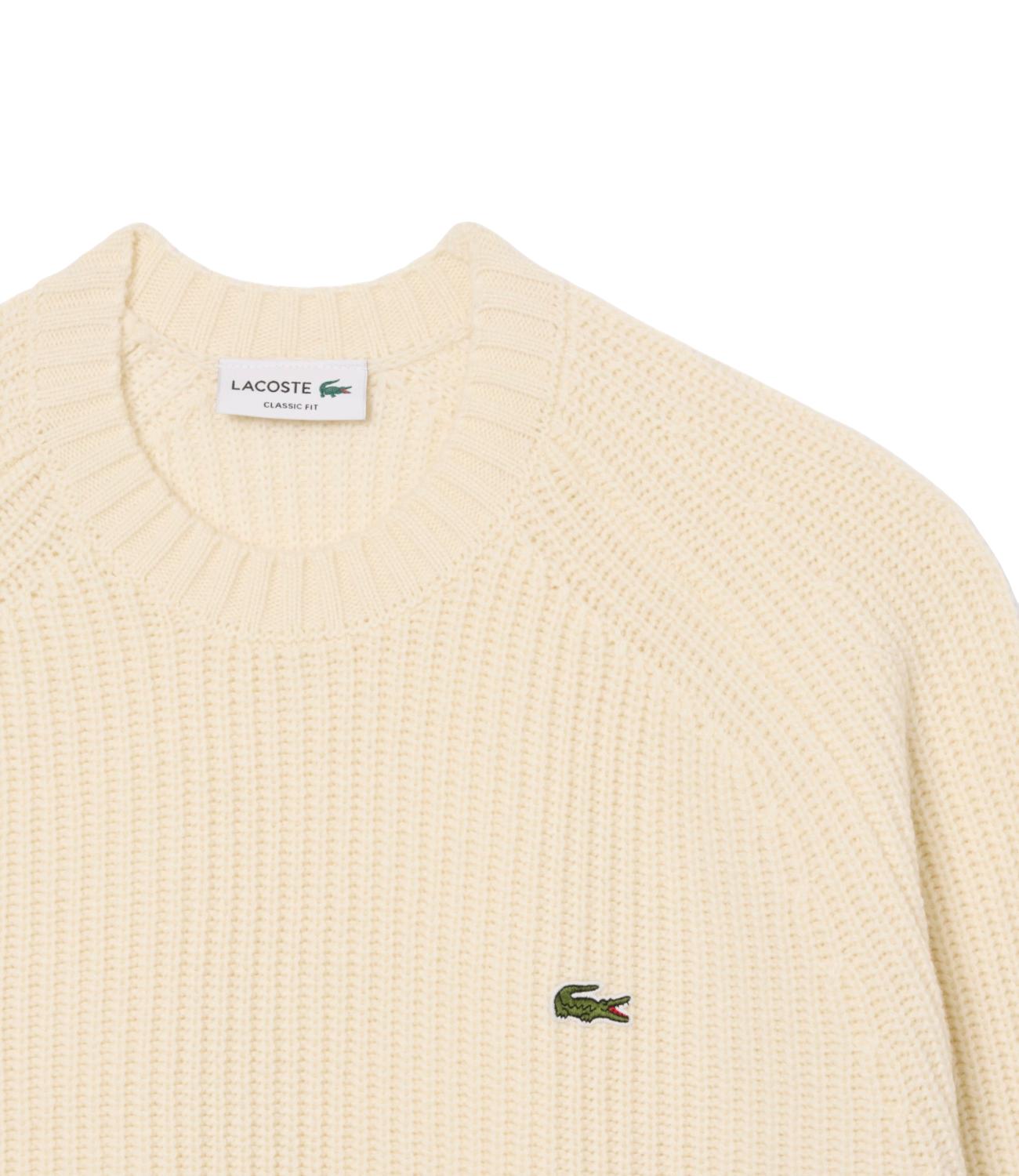 Lacoste Pullover da Uomo - Panna - Ah3142