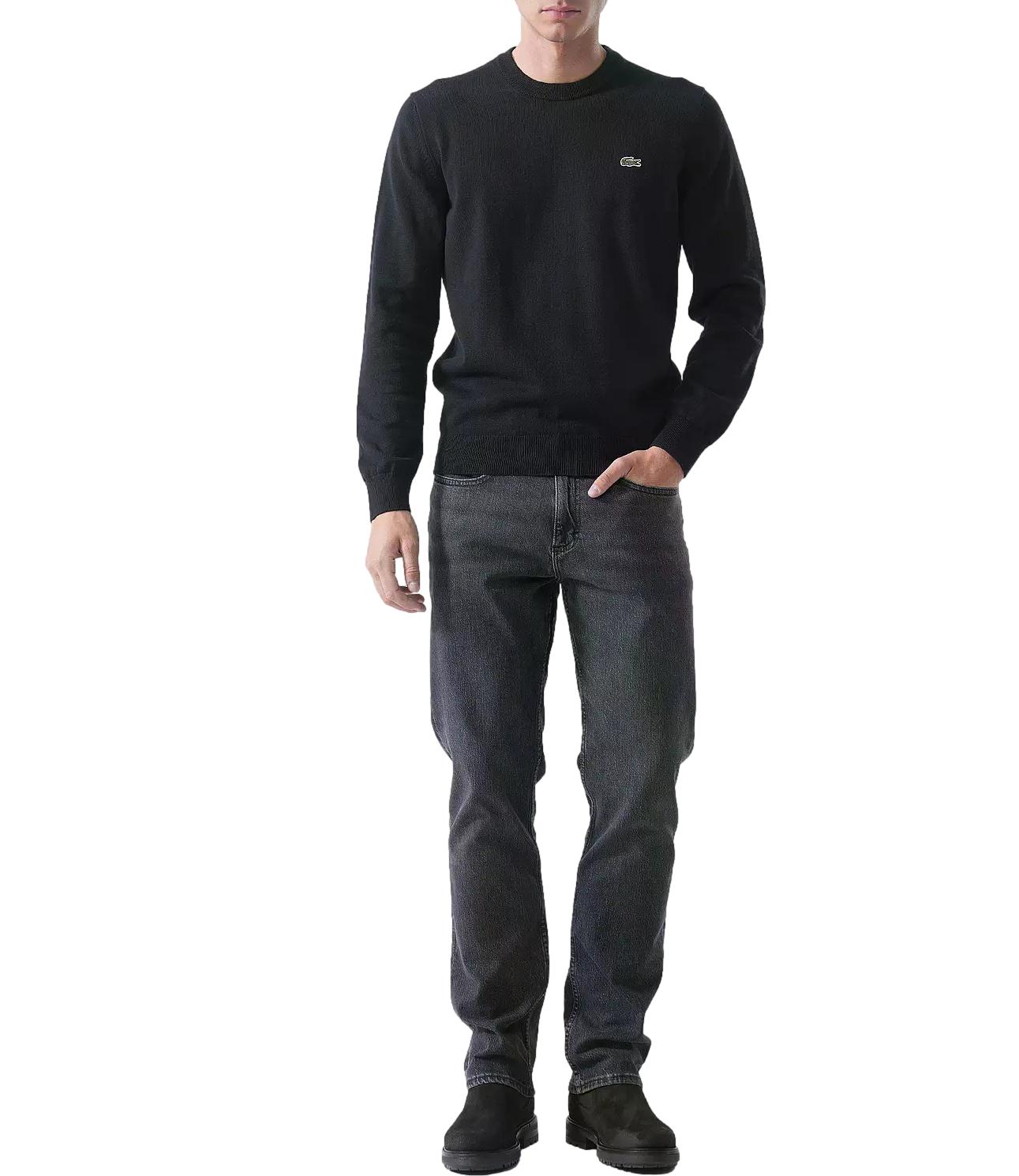 Lacoste Pullover da Uomo - Nero - Ah3225