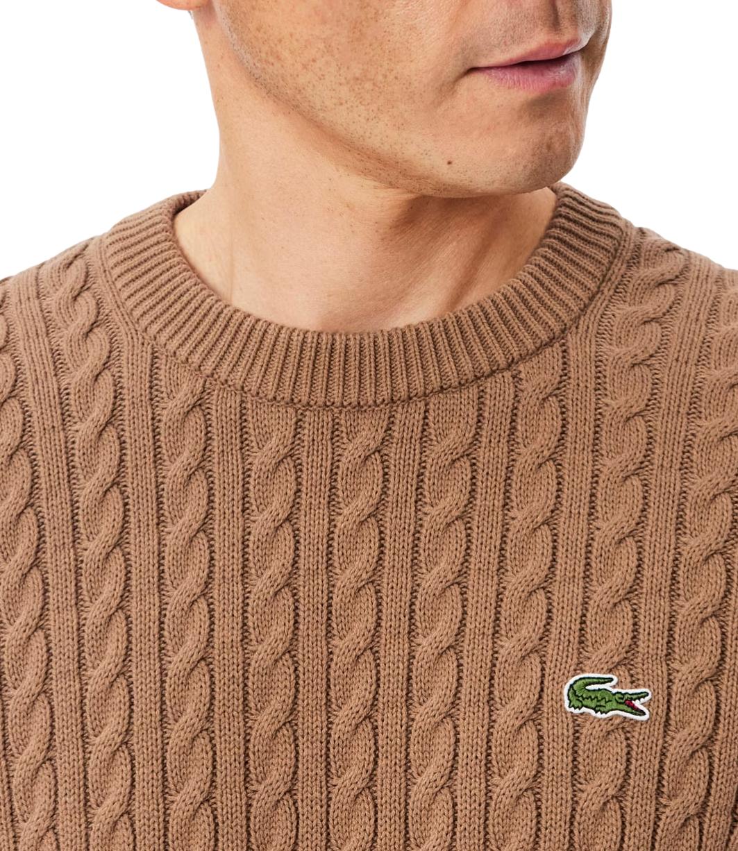 Lacoste Pullover da Uomo - Biscotto - Ah7627