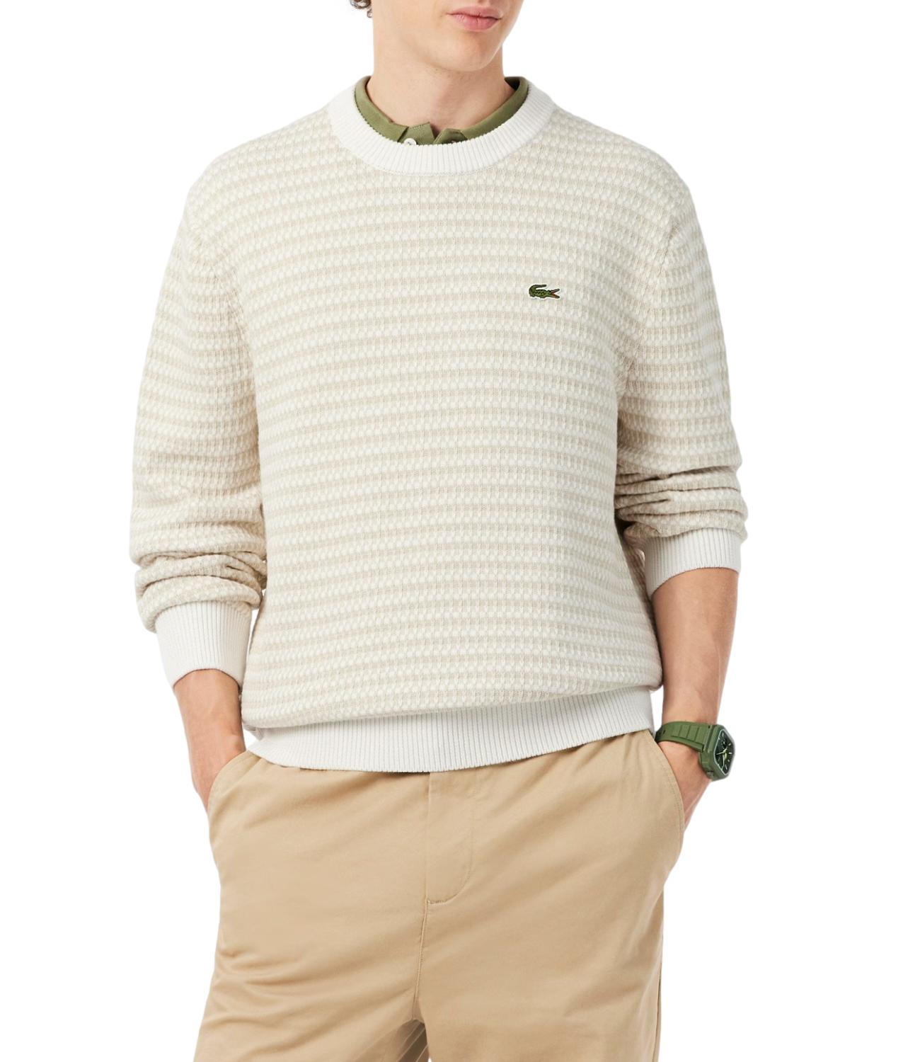 Lacoste Pullover da Uomo - Beige - Ah8569