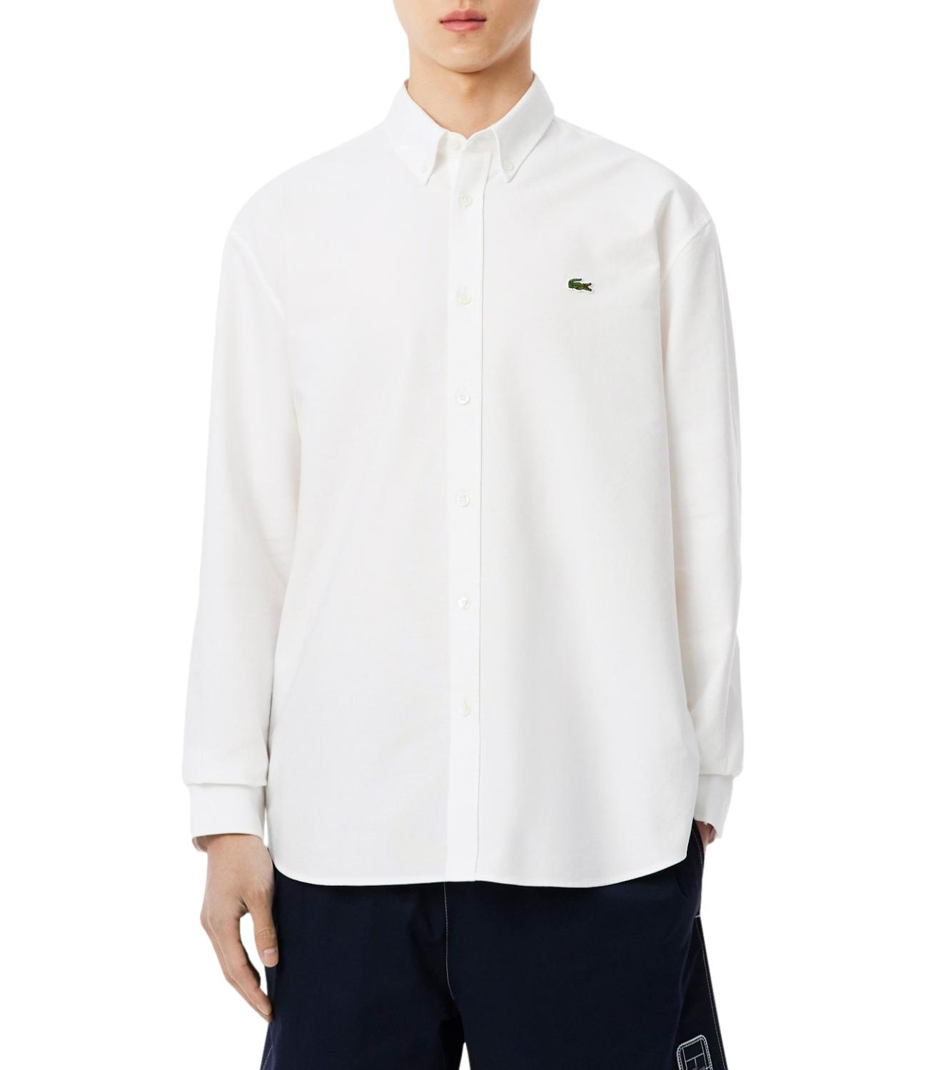 Lacoste Camicia da Uomo - Bianco - Ch8800