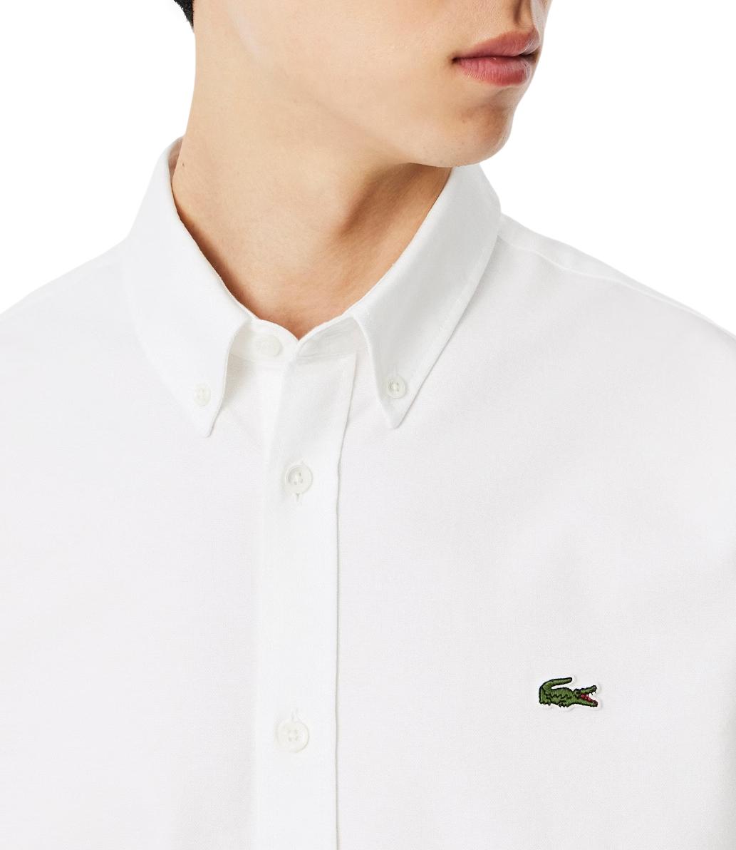 Lacoste Camicia da Uomo - Bianco - Ch8800