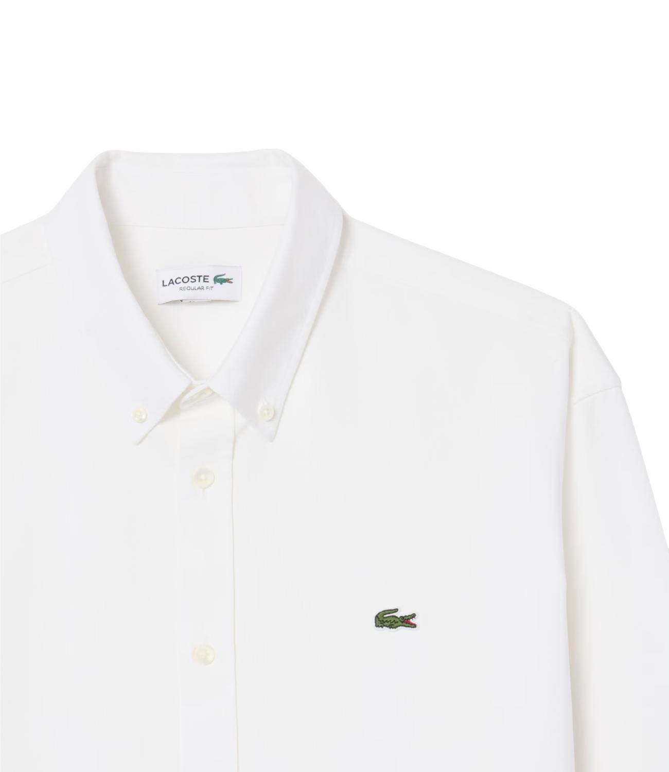Lacoste Camicia da Uomo - Bianco - Ch8800