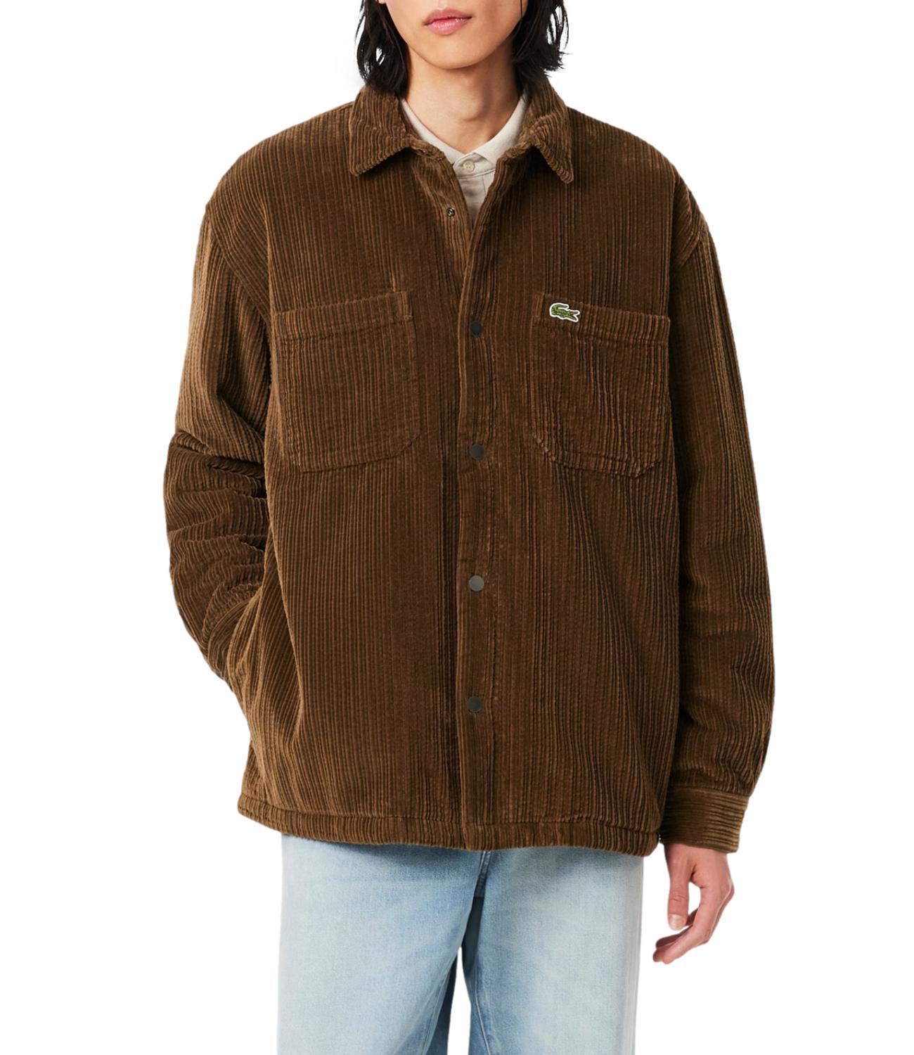 Lacoste Camicia da Uomo - Marrone - Ch8840