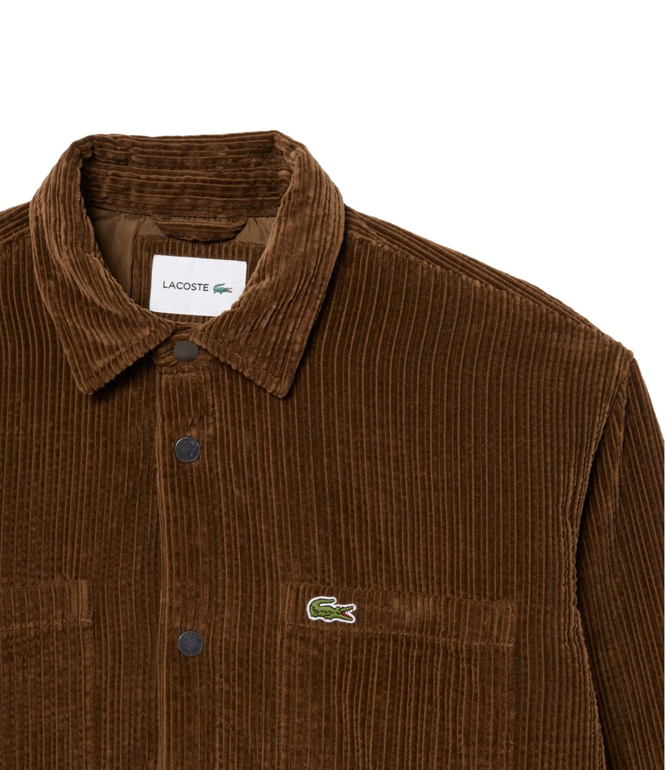 Lacoste Camicia da Uomo - Marrone - Ch8840
