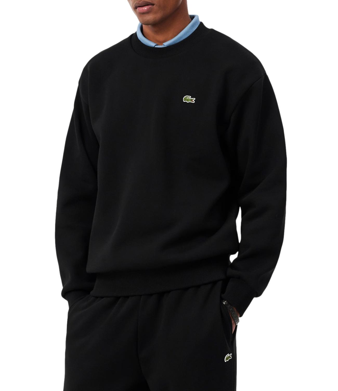 Lacoste Felpa da Uomo - Nero - Sh8868