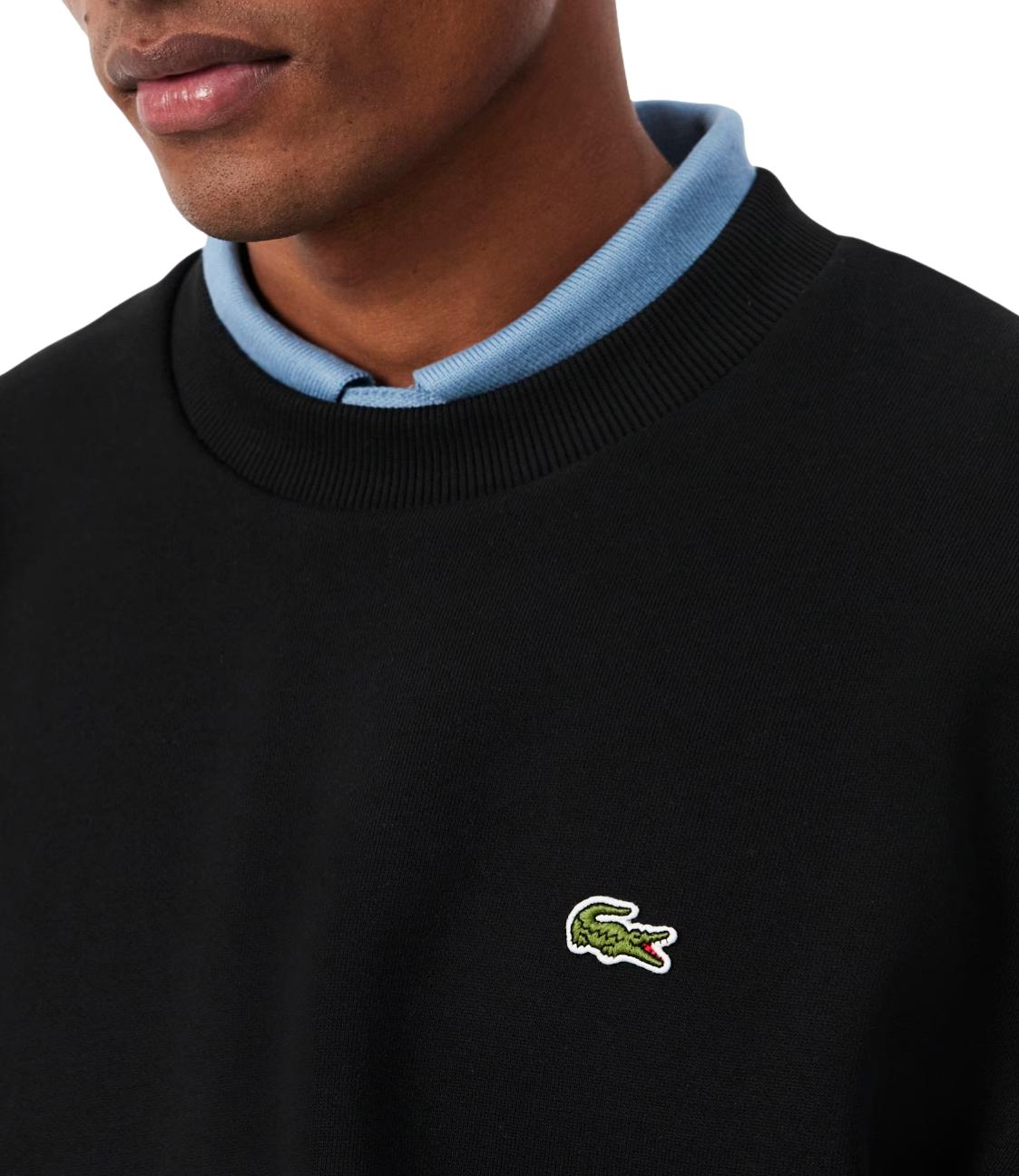 Lacoste Felpa da Uomo - Nero - Sh8868