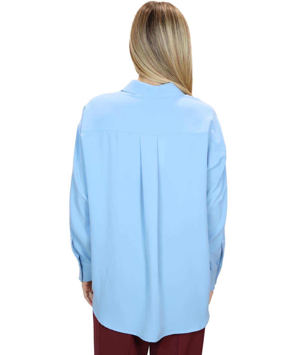 Le Streghe Camicia da Donna - Azzurro - A26ad118