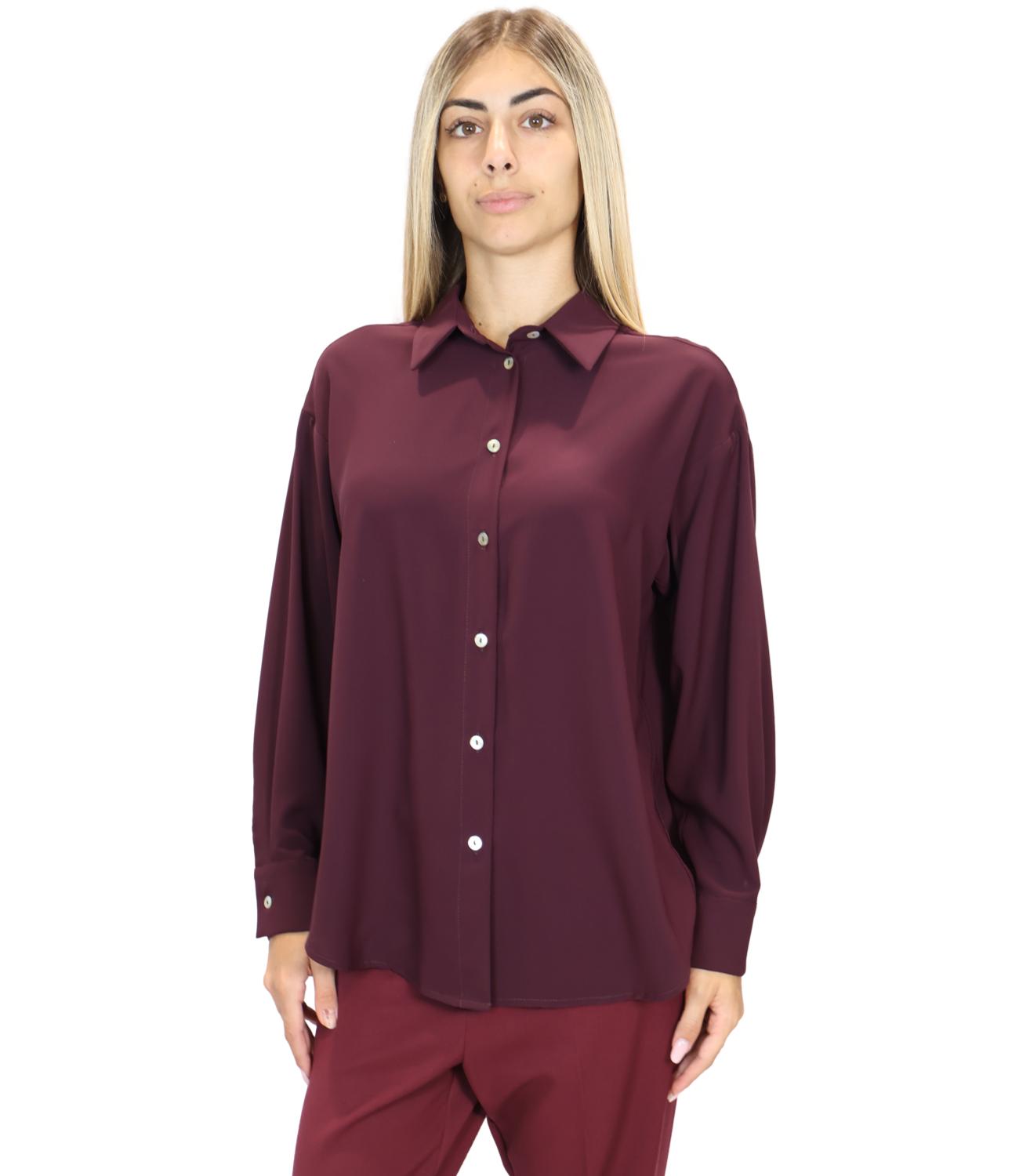 Le Streghe Camicia da Donna - Melanzana - A26ad118