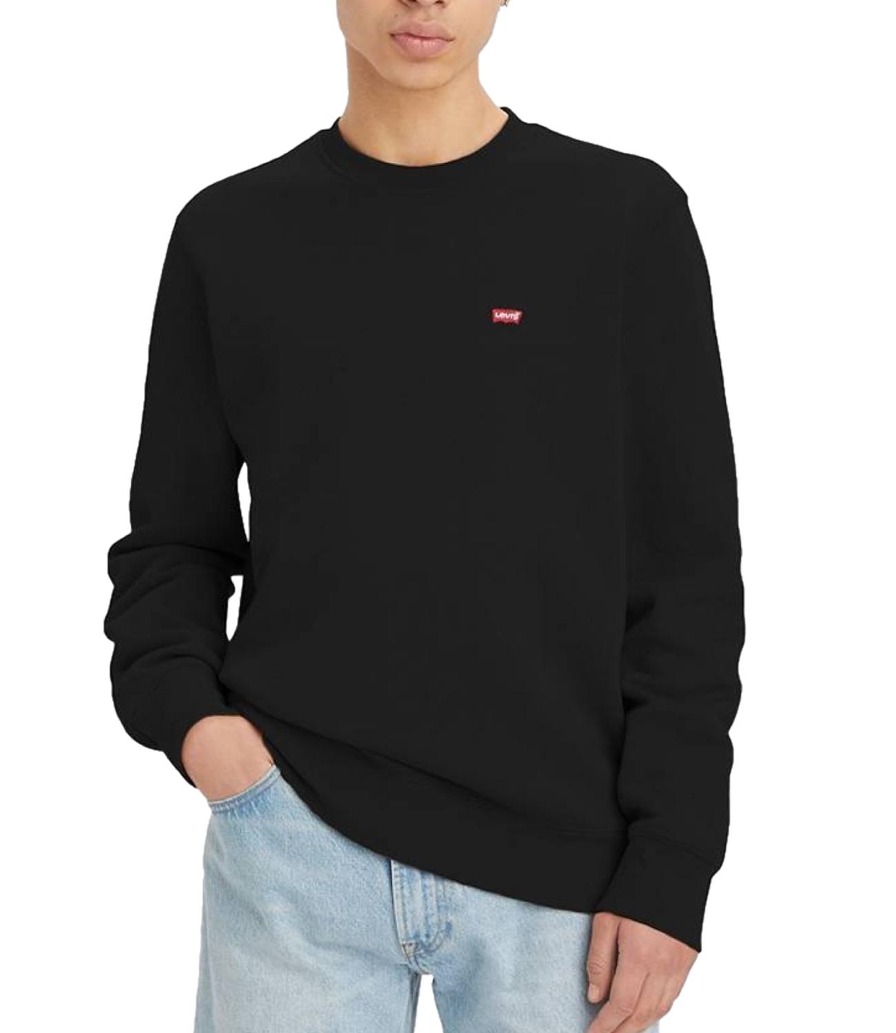Levi's Felpa girocollo da Uomo - Nero - 35909