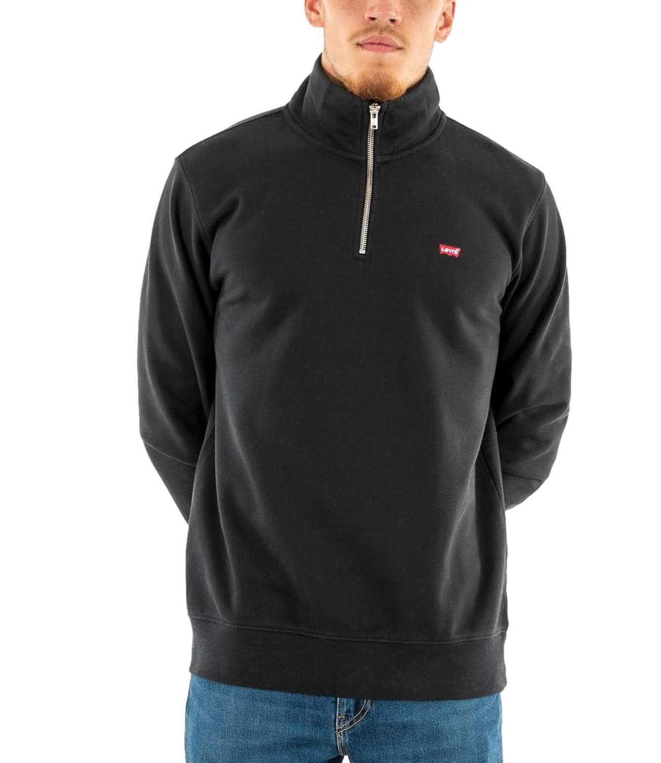Levi's Felpa zip da Uomo - Nero - A8606