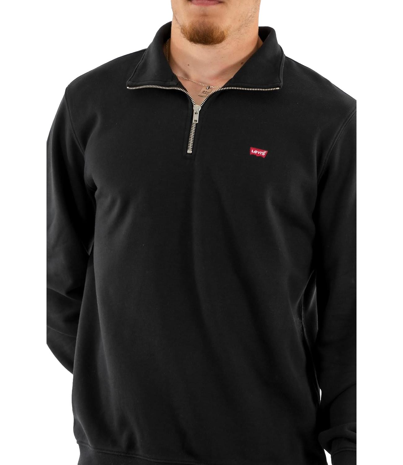 Levi's Felpa zip da Uomo - Nero - A8606