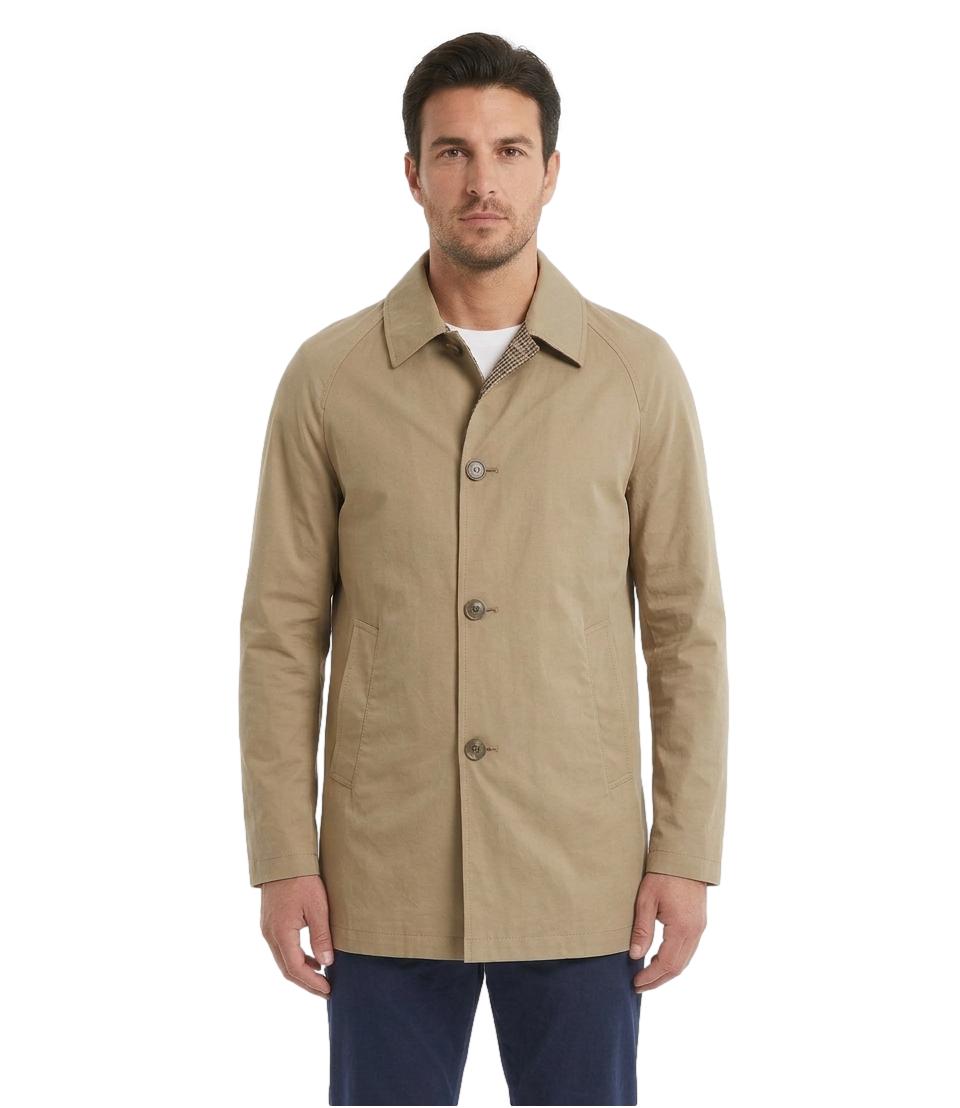 L'impermeabile Impermeabile/Trench da Uomo - Beige - Brando