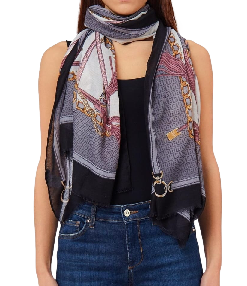Liu jo Sciarpa/Foulard da Donna - Nero - 2f6072t2745