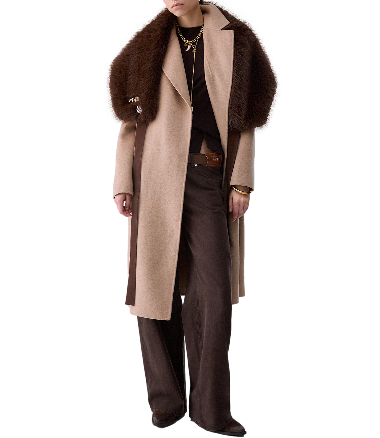 Liu jo Cappotto da Donna - Beige Gold - Cf6014t677a