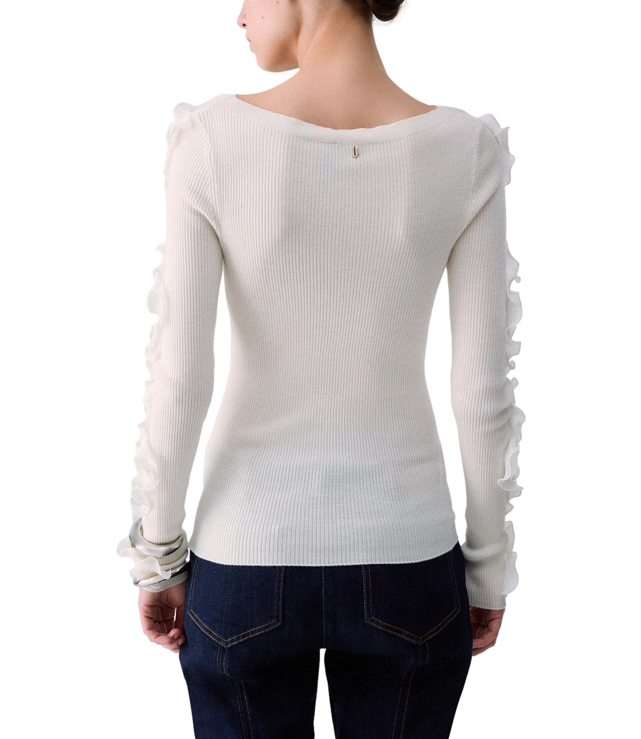 Liu jo Maglia da Donna - Bianco Lana - Cf6042ma82o