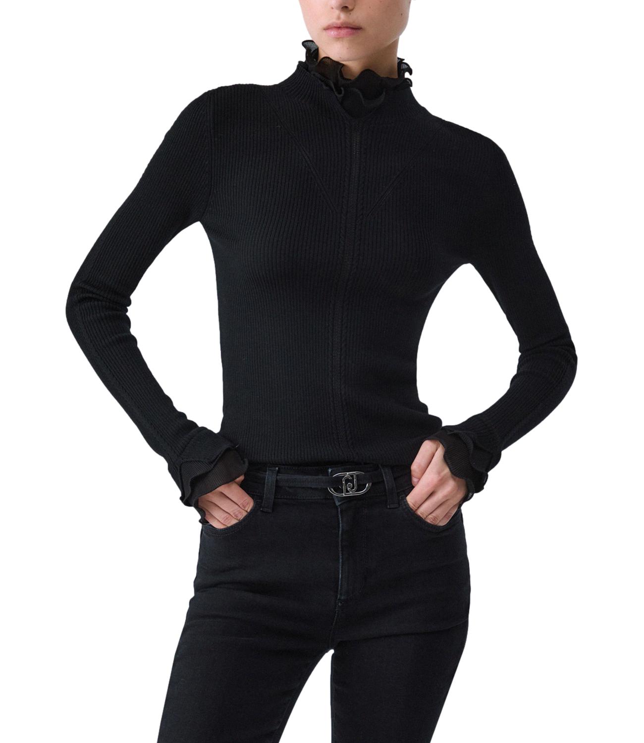 Liu jo Maglia da Donna - Nero - Cf6043ma82o