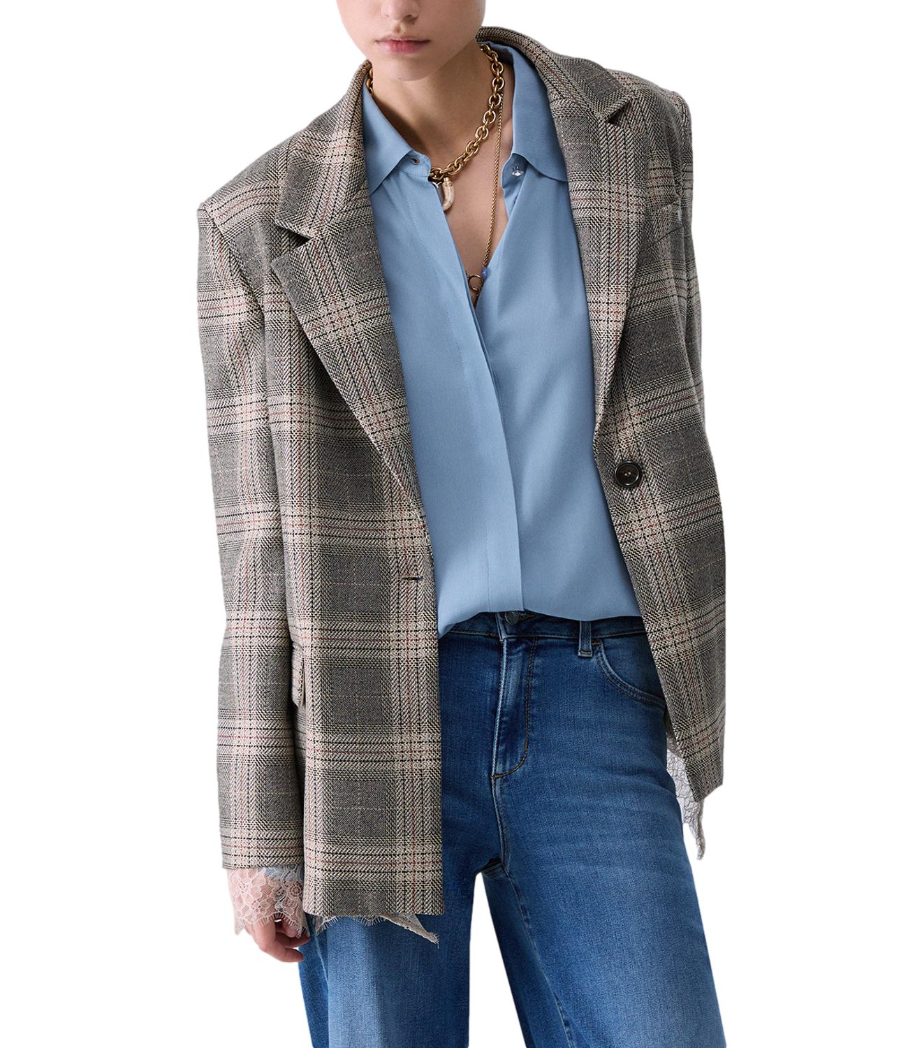 Liu jo Giacca da Donna - Sandy Big Check - Cf6057t859a