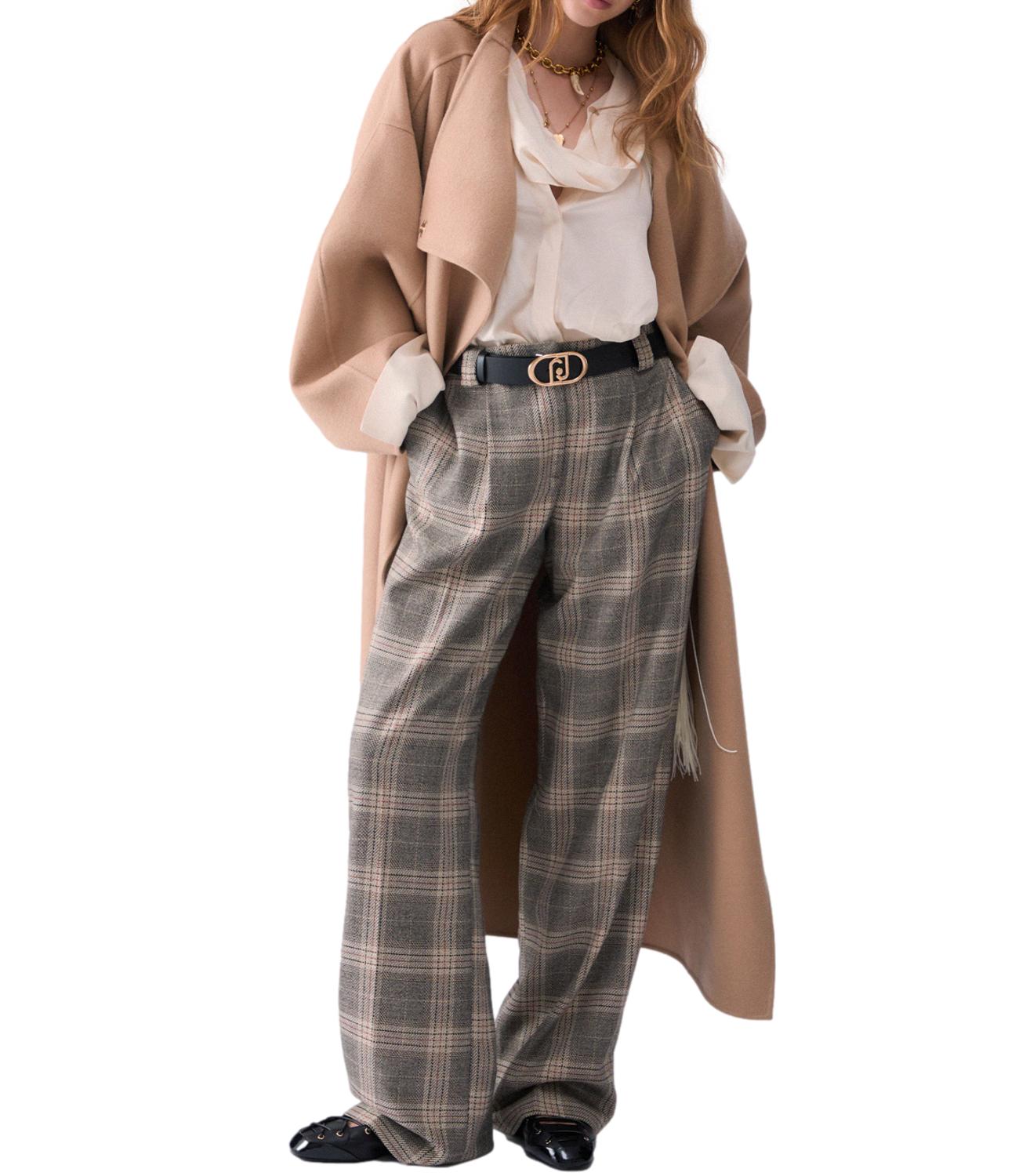 Liu jo Pantalone da Donna - Sandy Big Check - Cf6080t859a