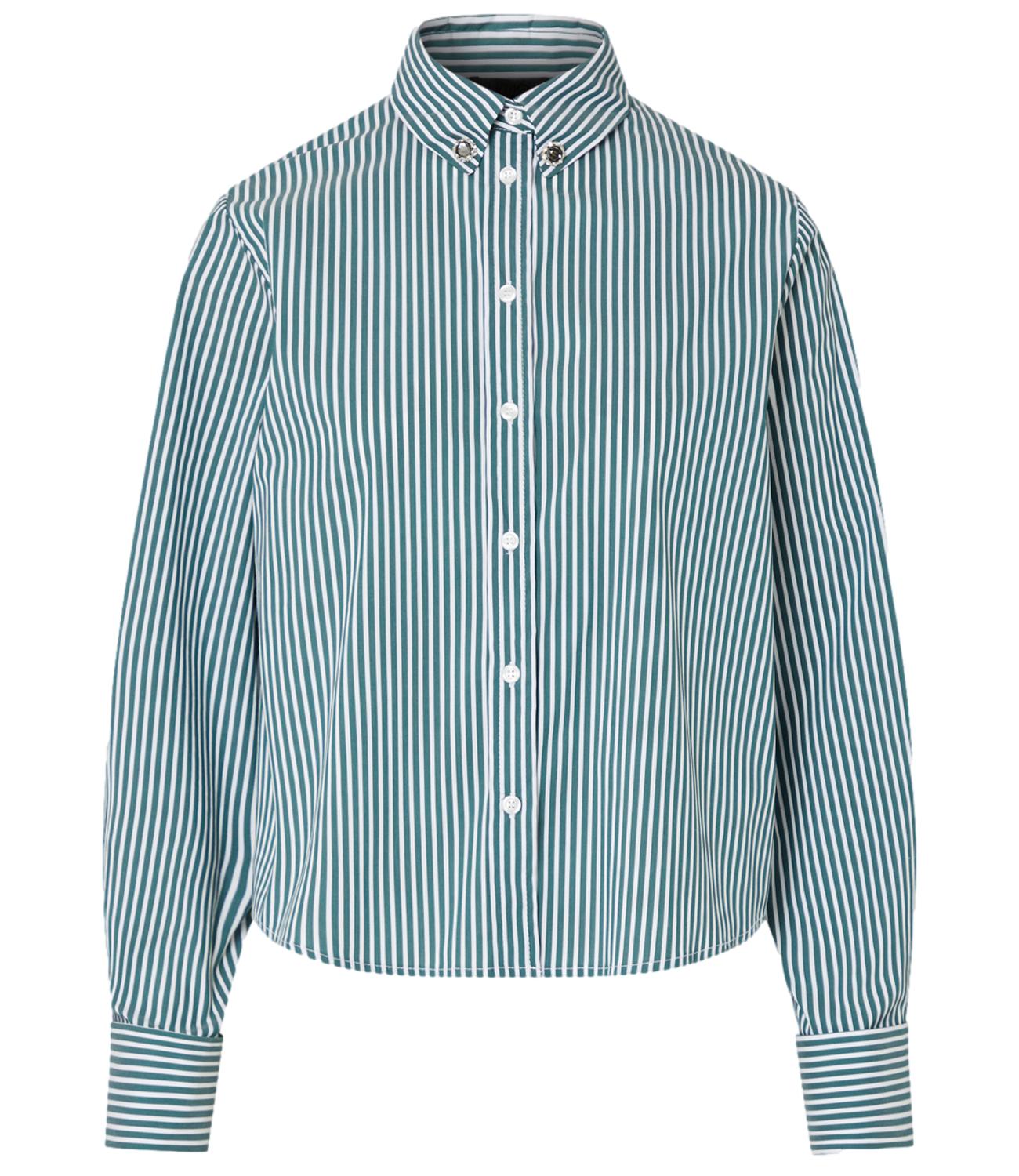 Liu jo Camicia da Donna - Dark Green/white - Cf6195t796a