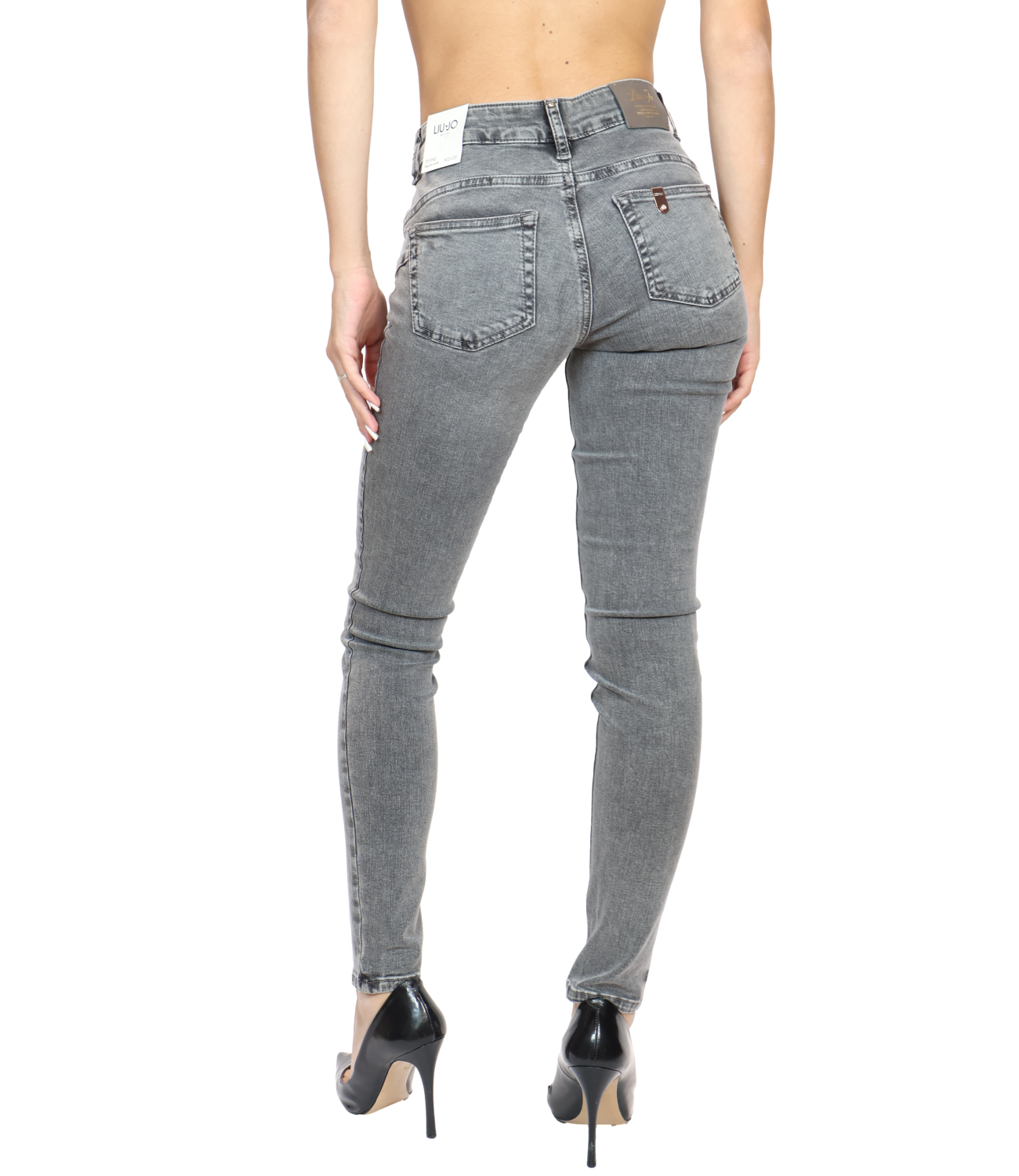 Liu jo Pantalone da Donna - Denim Grey Hope Wash - Uf6002d0357