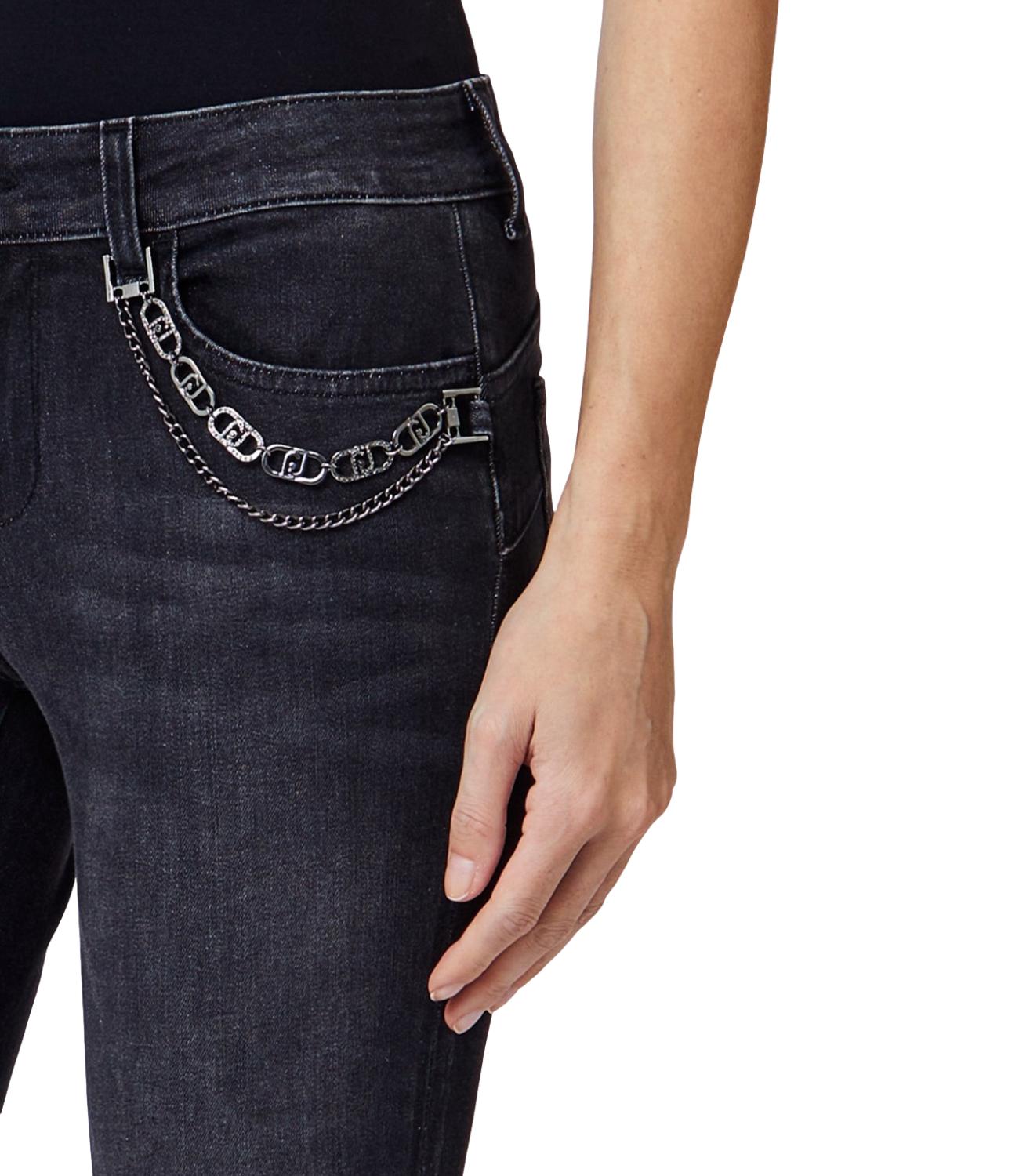 Liu jo Pantalone da Donna - Den.black Twist Wash - Uf6006d4797