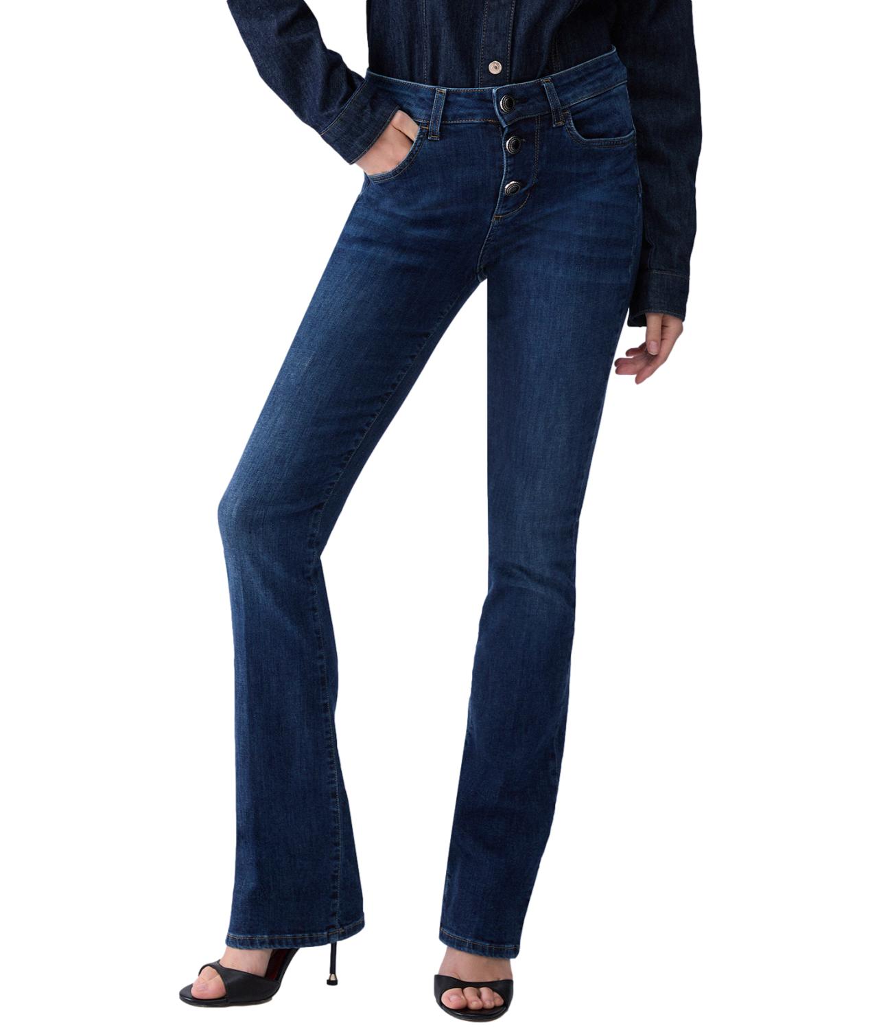 Liu jo Pantalone Denim da Donna - Den.blue Jolie Wash - Uf6025d0328
