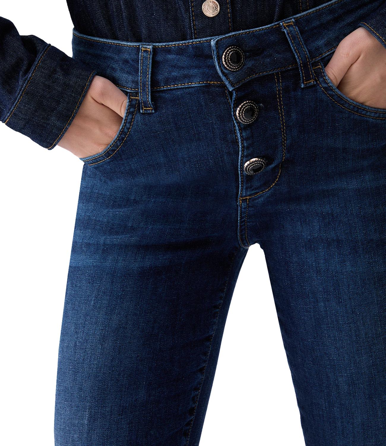 Liu jo Pantalone Denim da Donna - Den.blue Jolie Wash - Uf6025d0328