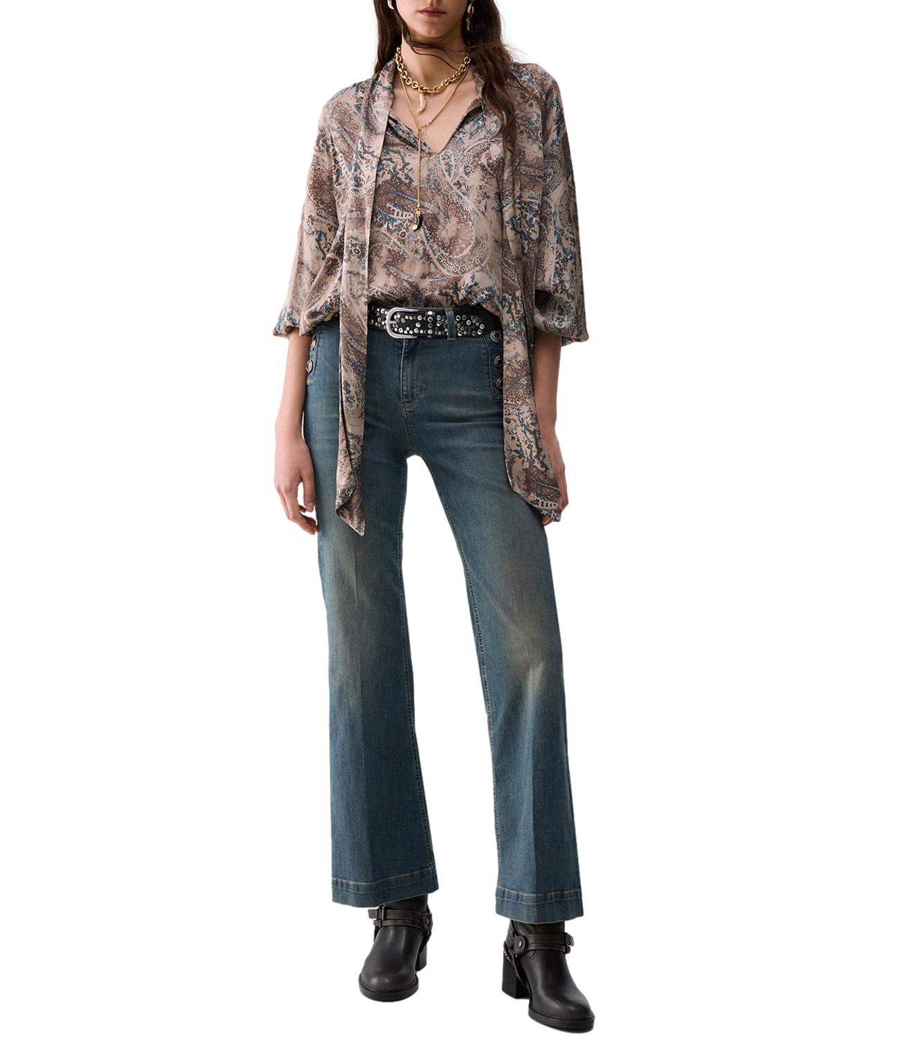 Liu jo Pantalone Denim da Donna - Den.blue Dirty Jolie - Uf6093d0328