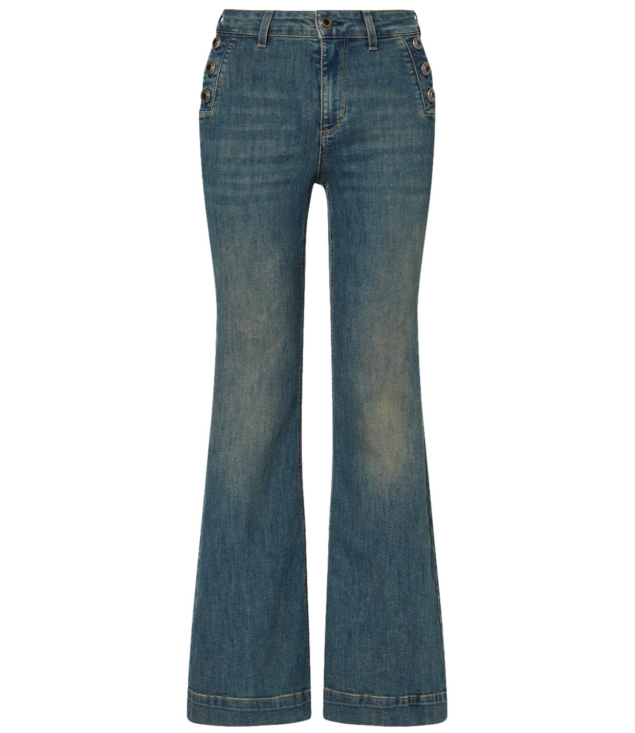 Liu jo Pantalone Denim da Donna - Den.blue Dirty Jolie - Uf6093d0328