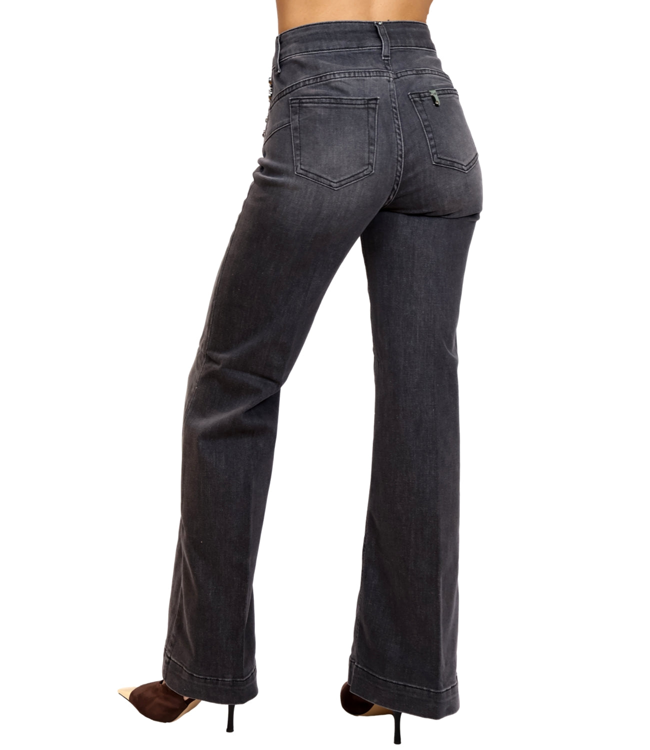 Liu jo Jeans da Donna - Den.grey Buttons Was - Uf6093d0375