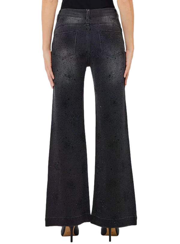 Liu jo Pantalone da Donna - Den.black Glam Wash - Uf6107d0423
