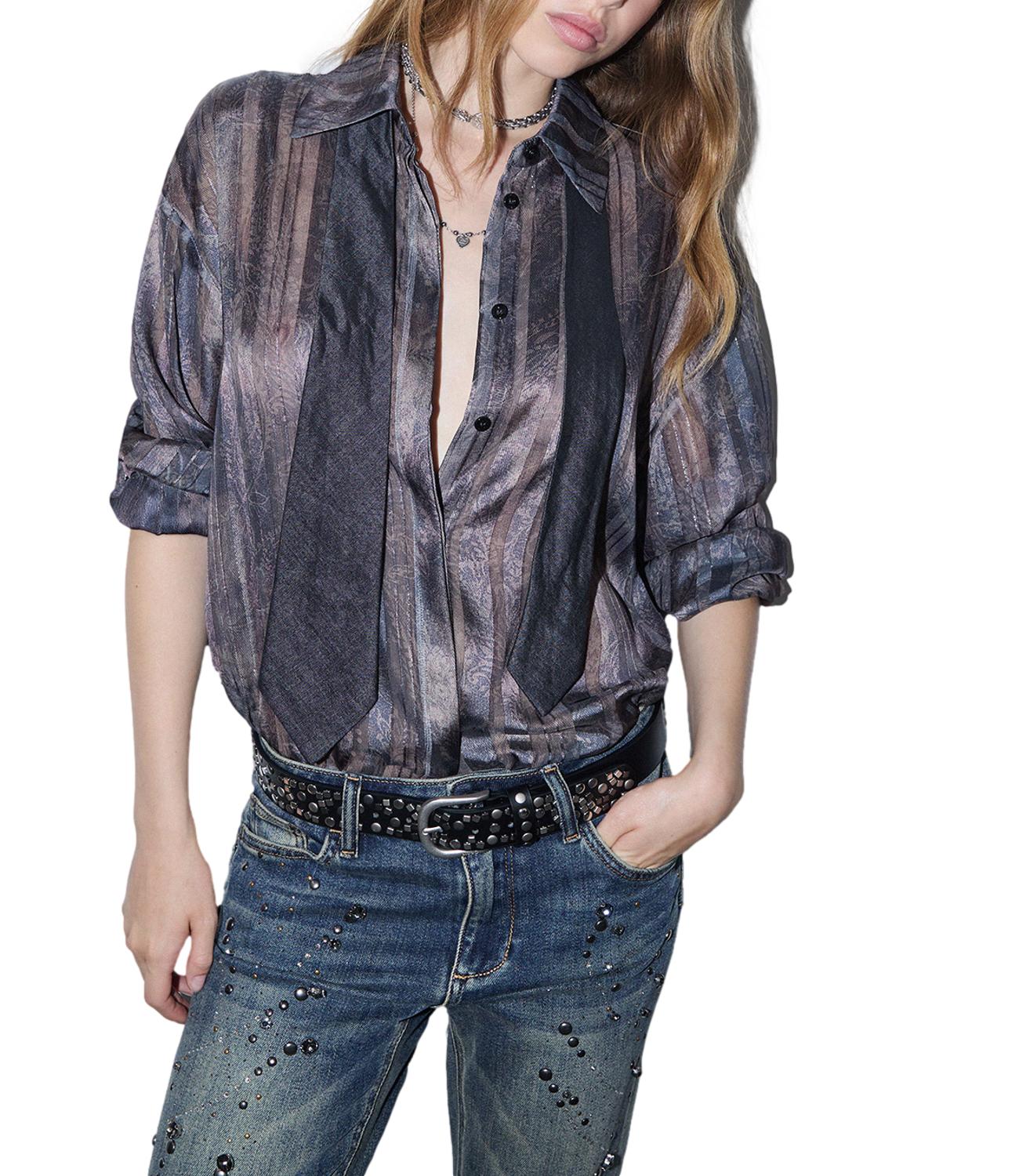 Liu jo Camicia da Donna - Moro Cachemire - Uf6125t3260