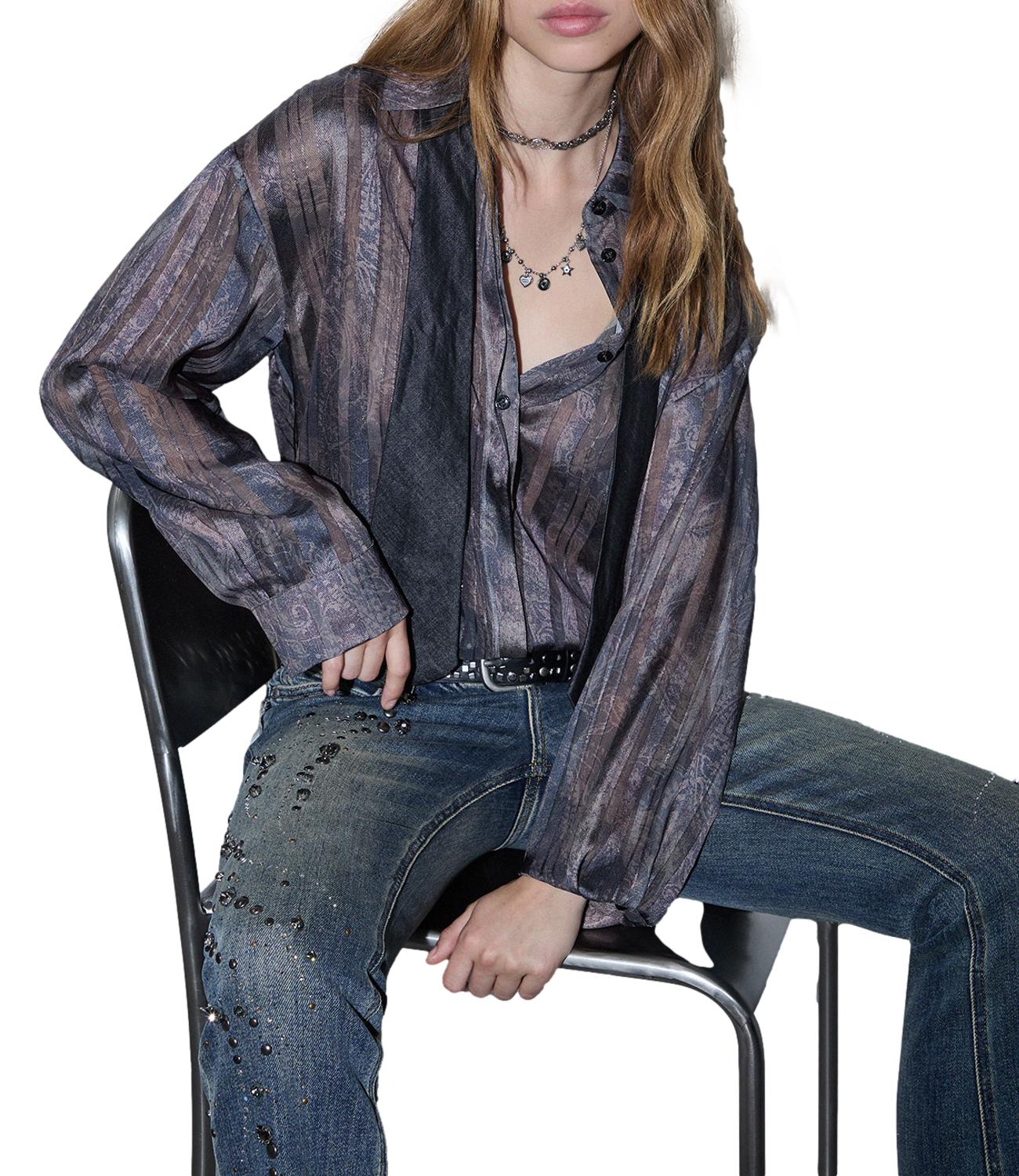 Liu jo Camicia da Donna - Moro Cachemire - Uf6125t3260