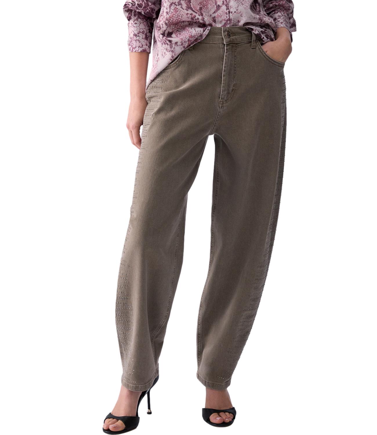 Liu jo Pantalone tessuto da Donna - Zenzero - Uf6230t778a
