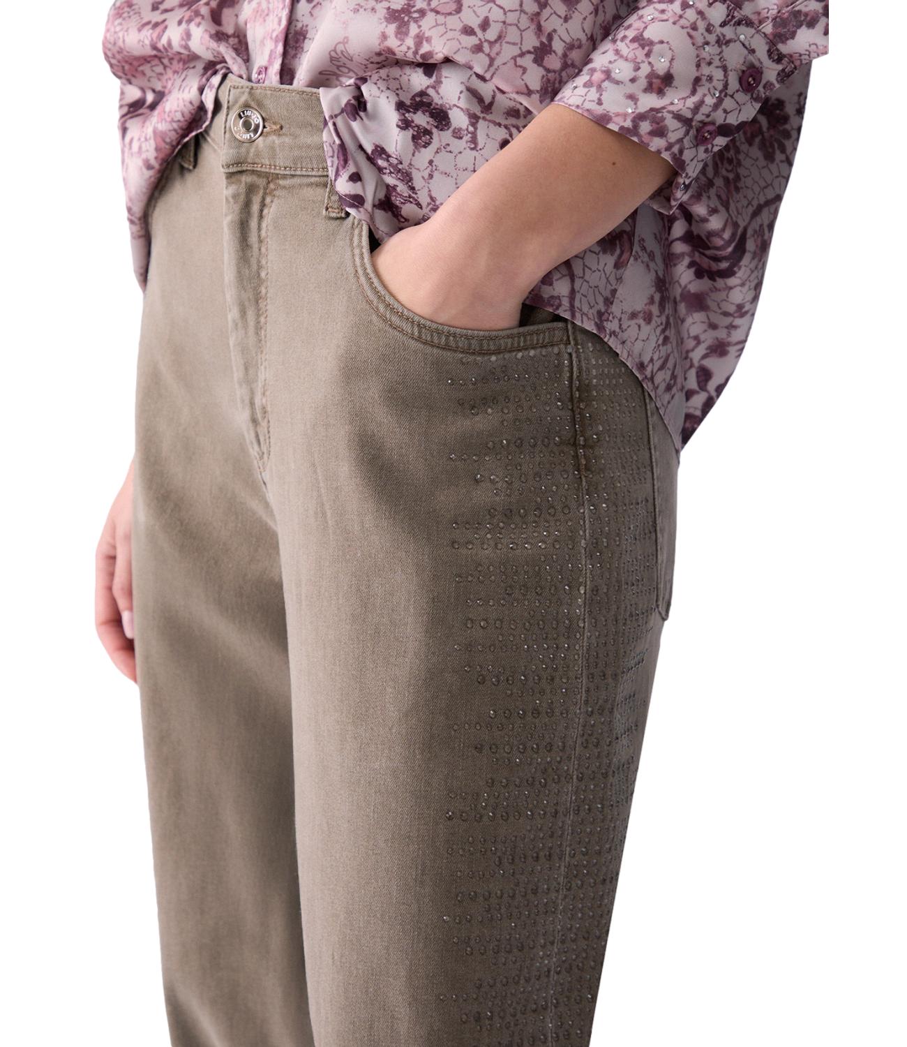 Liu jo Pantalone tessuto da Donna - Zenzero - Uf6230t778a