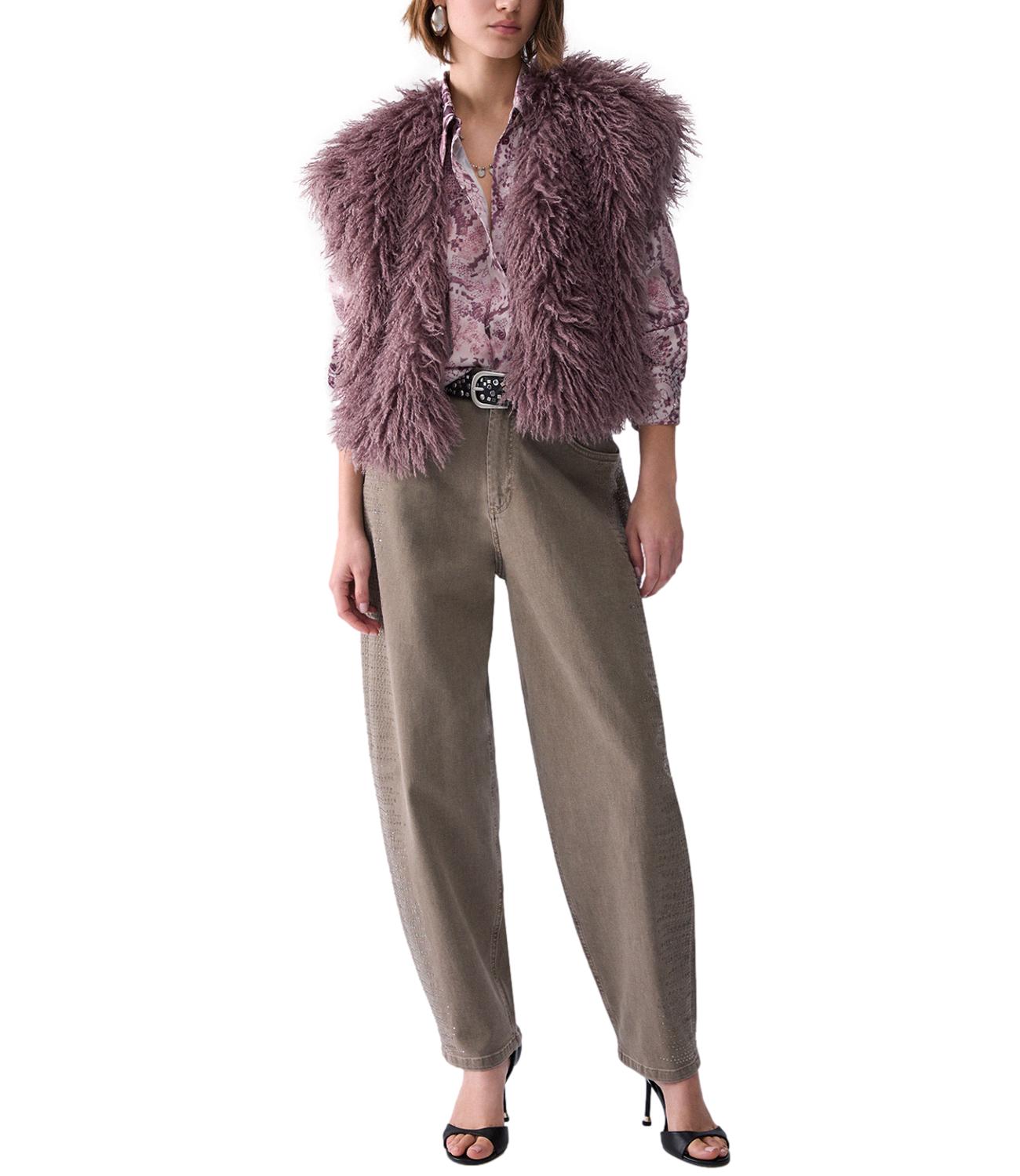 Liu jo Pantalone tessuto da Donna - Zenzero - Uf6230t778a